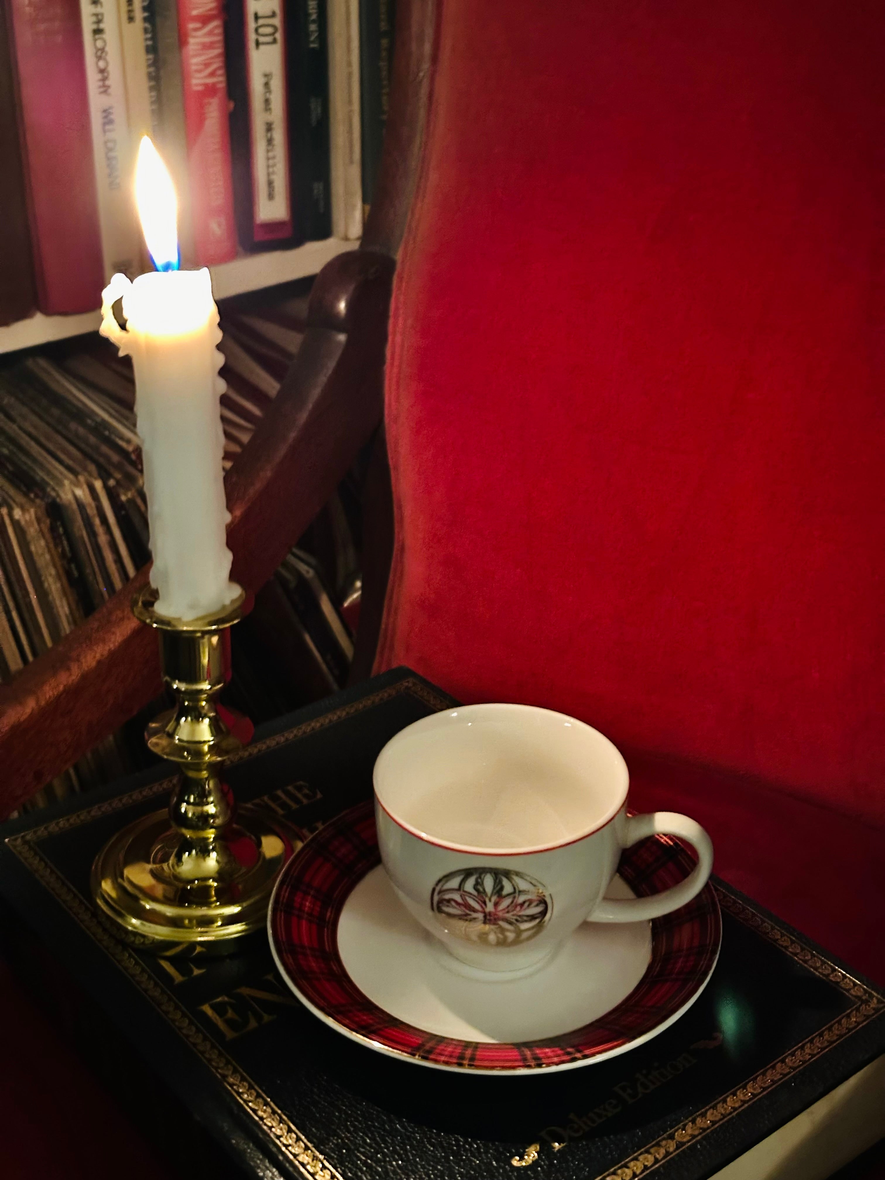 Regal Plaid Tea Set