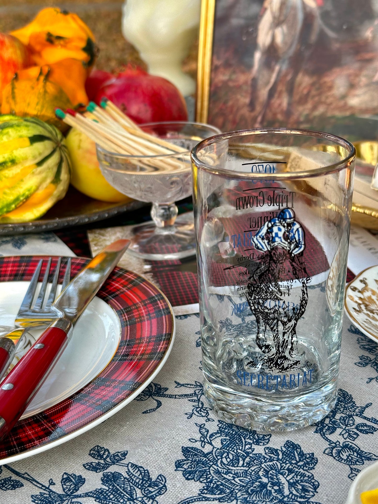 Triple Crown Winner Highball Glasses