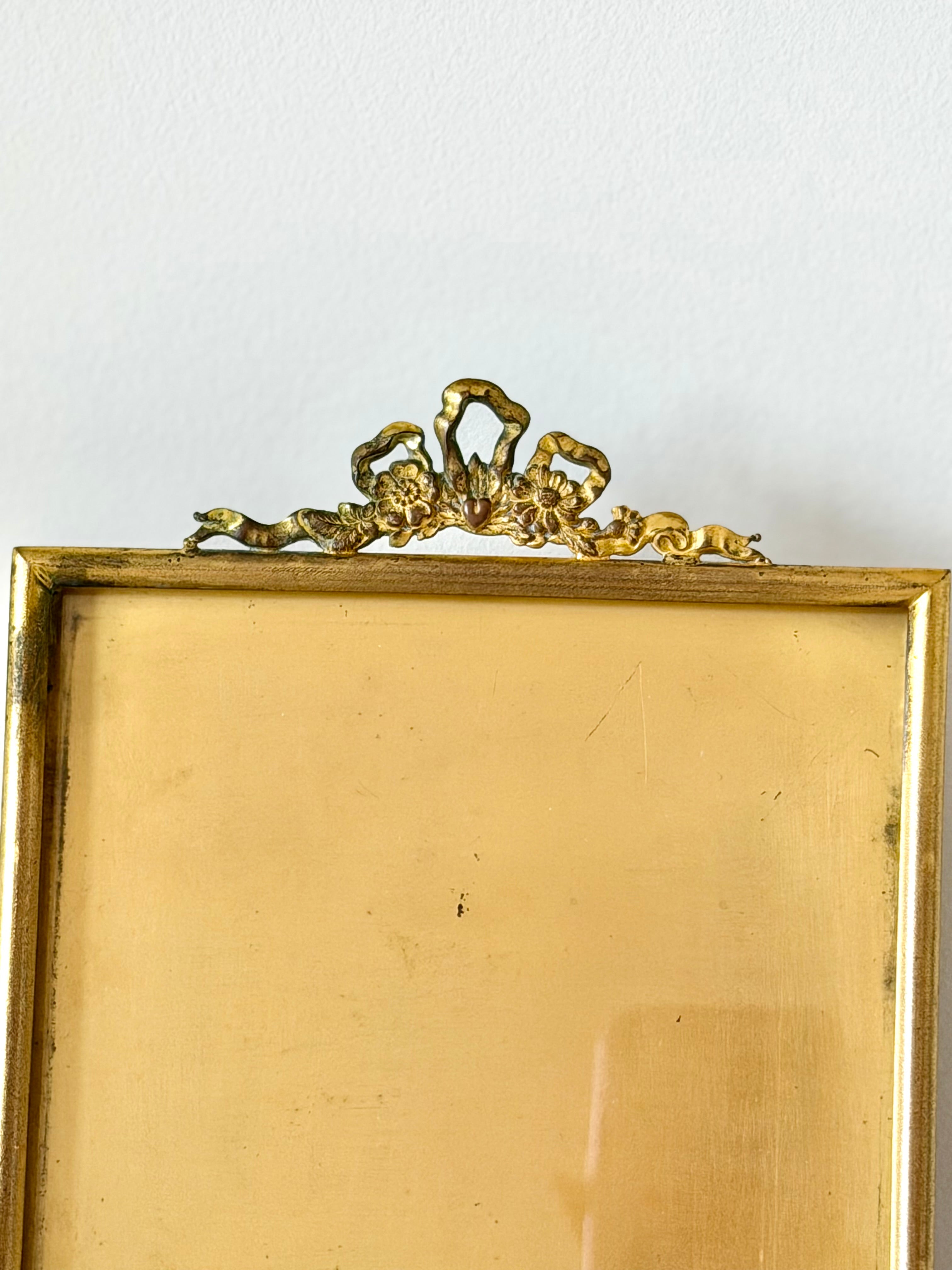 Antique Gilt Brass Frame