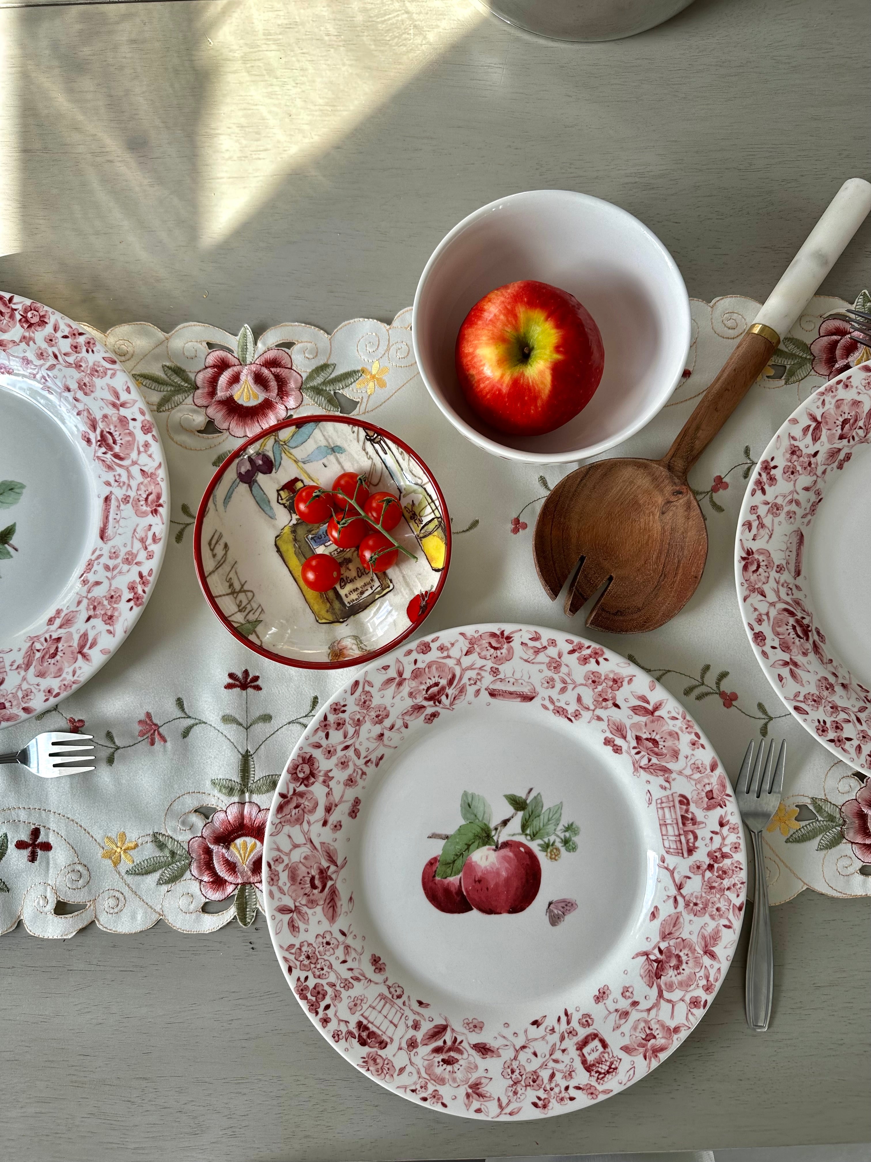 Grandma’s Apple Orchard Plates (3)
