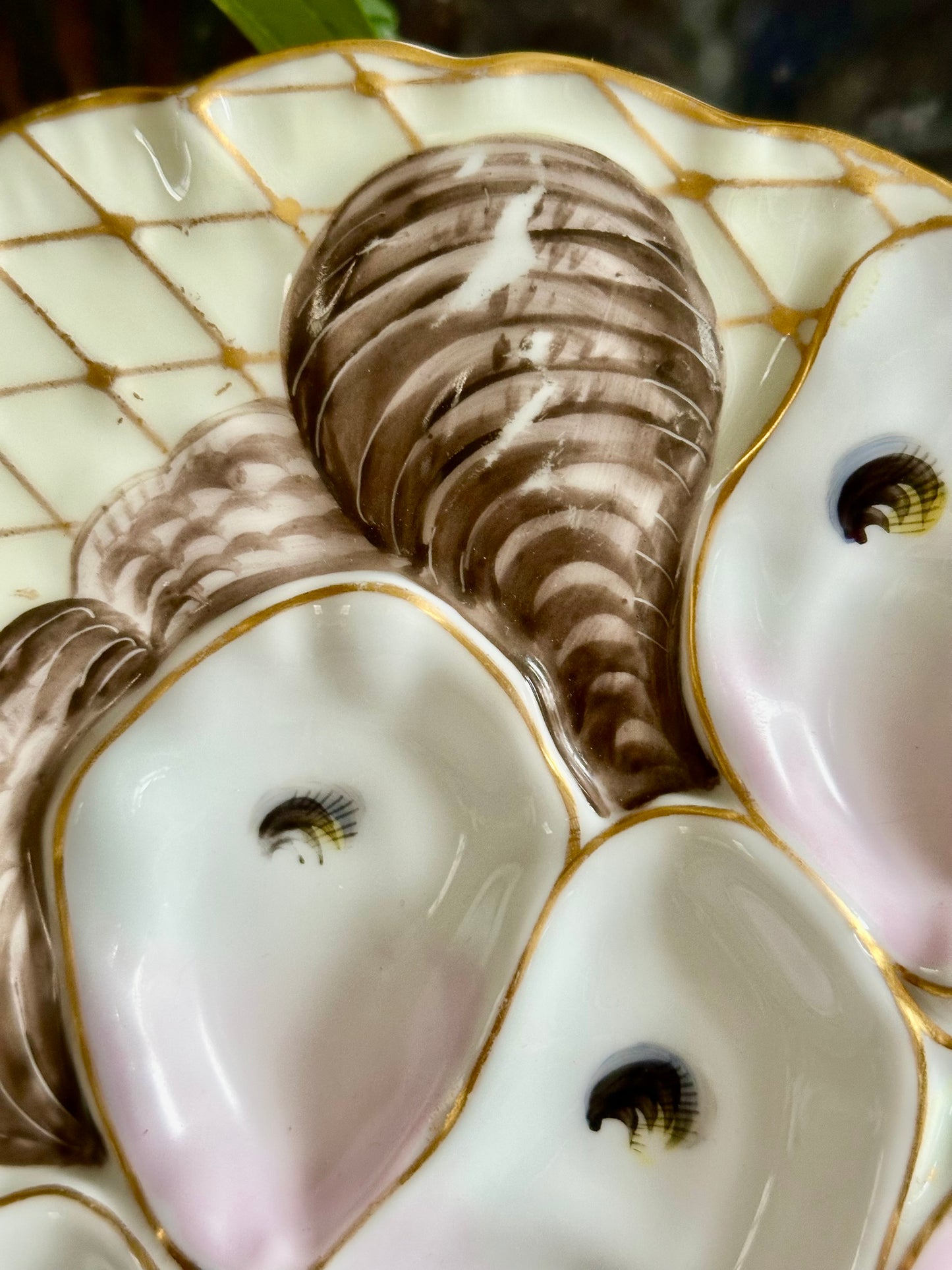 Davis Collamore Antique Oyster Plate