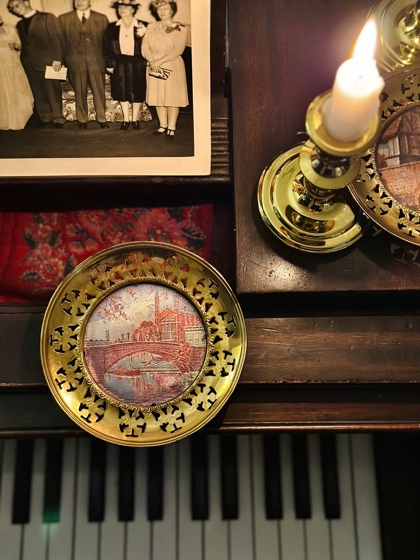 Timless Bridge Brass Wall Art