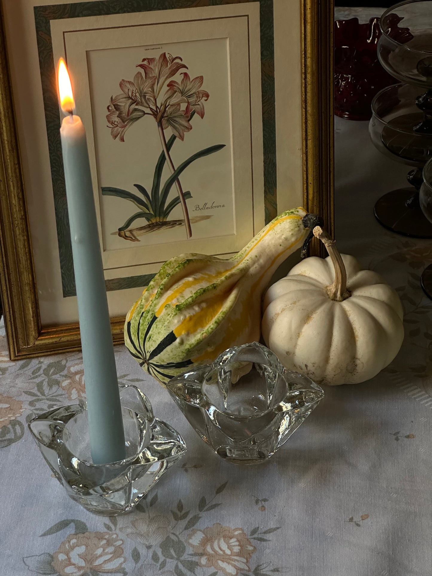 Cambridge Crystal Taper Candle Holders