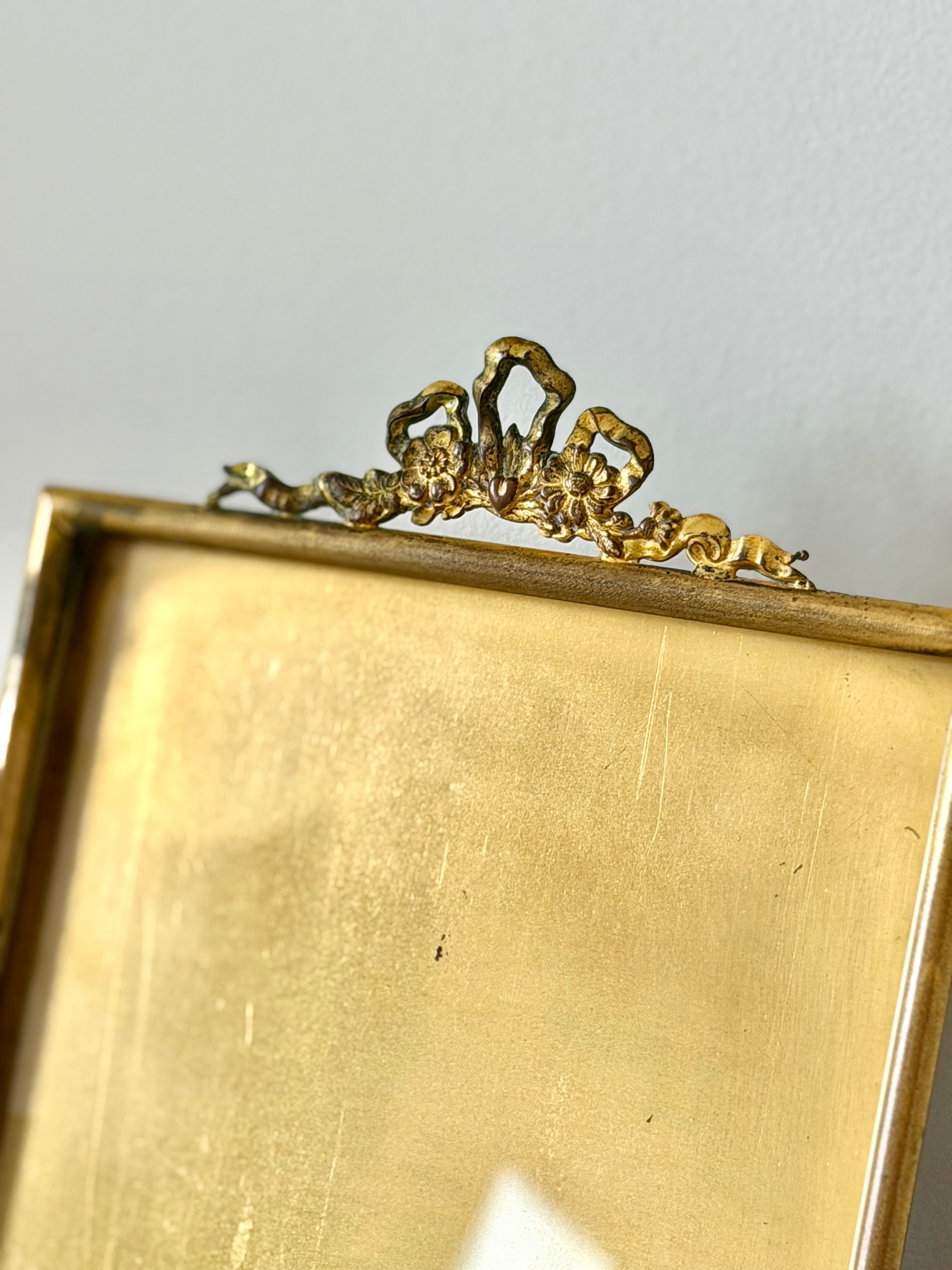 Antique Gilt Brass Frame