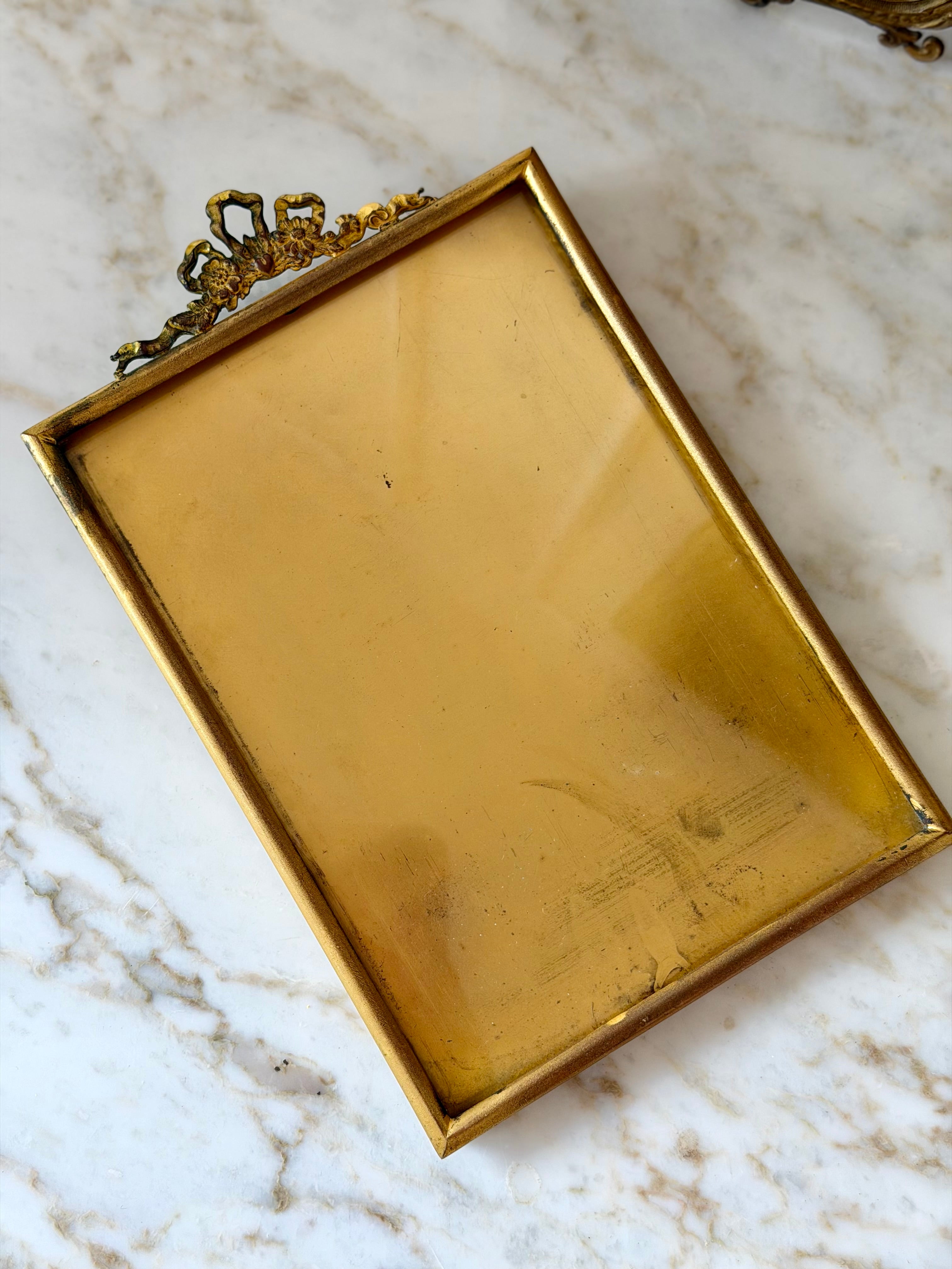 Antique Gilt Brass Frame