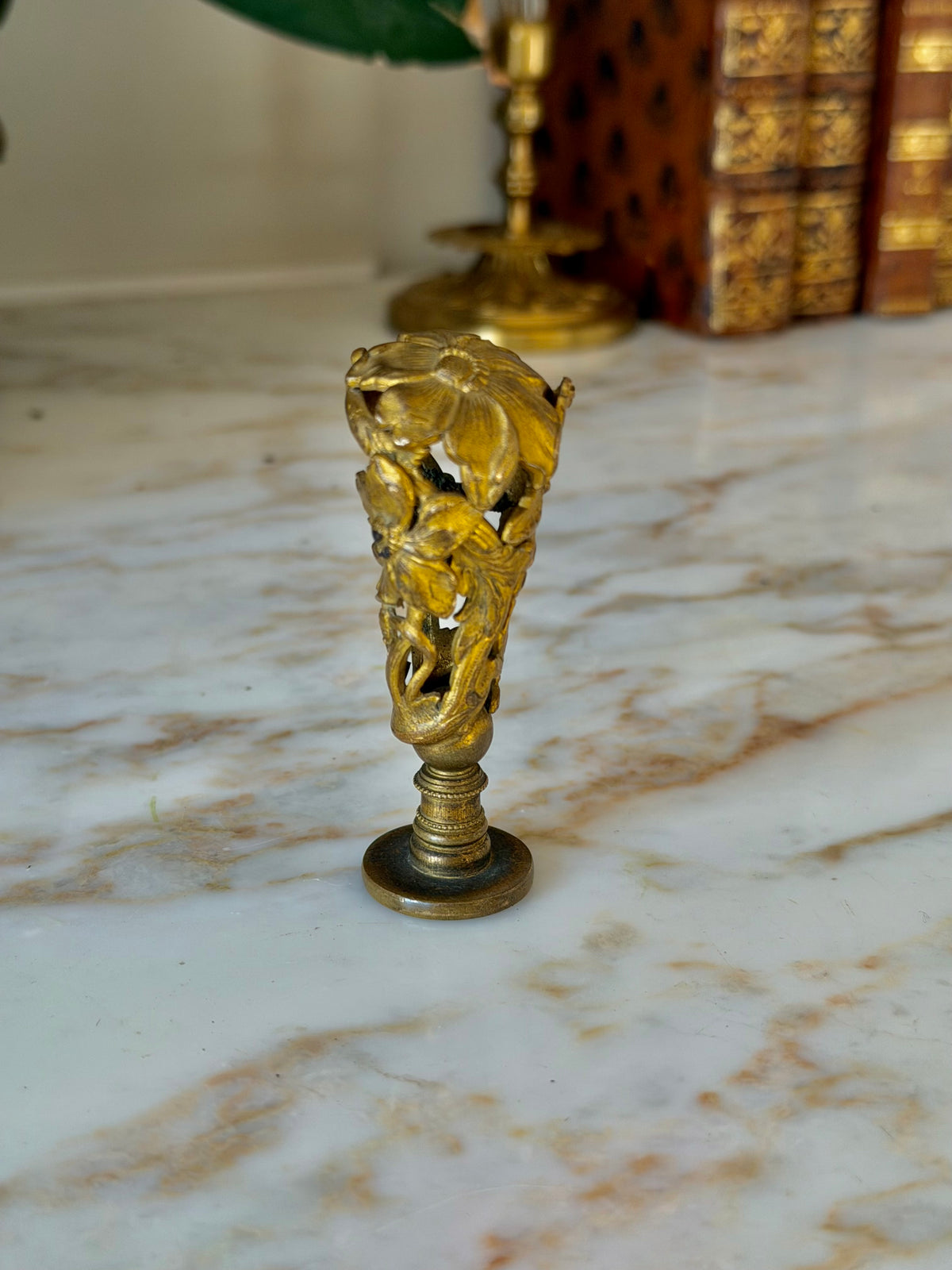 Ornate Floral Art Nouveau Wax Seal