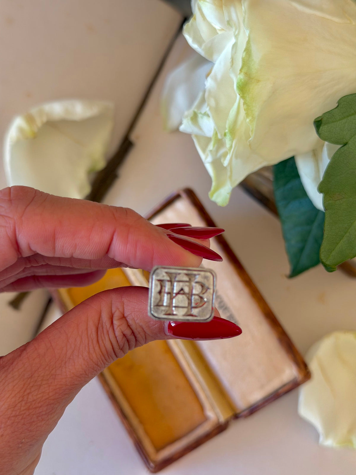 Ornate Wax Seal in Case