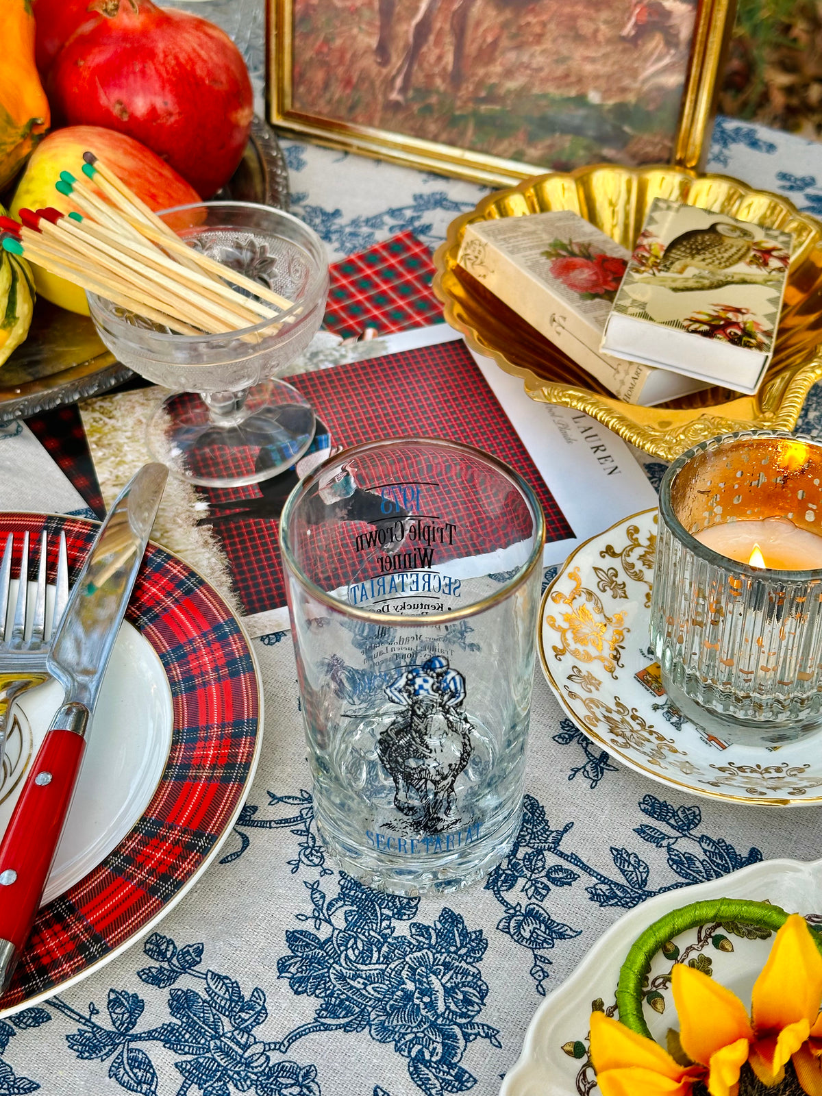 Triple Crown Winner Highball Glasses