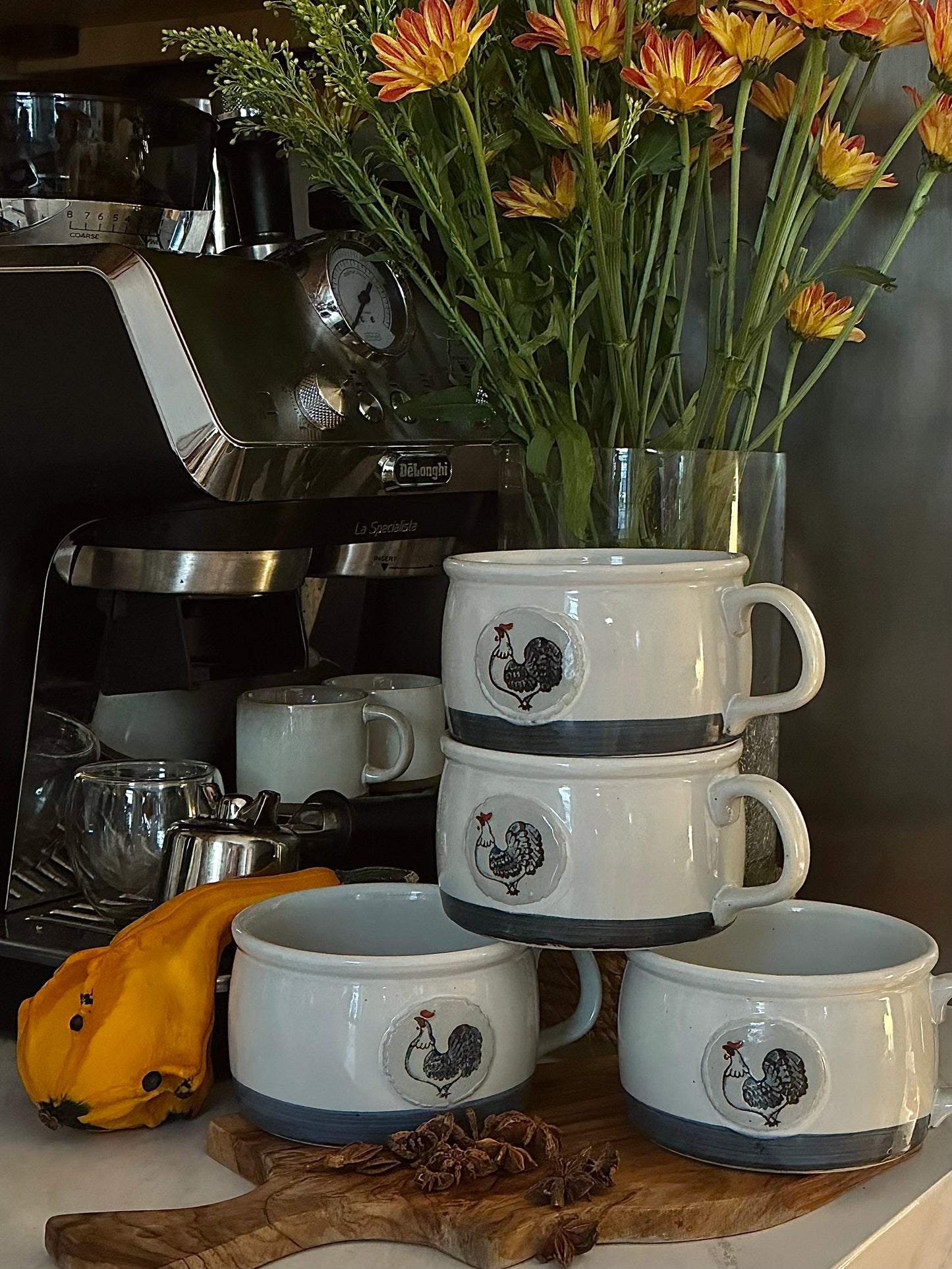 Rise & Shine Rooster Mug Set