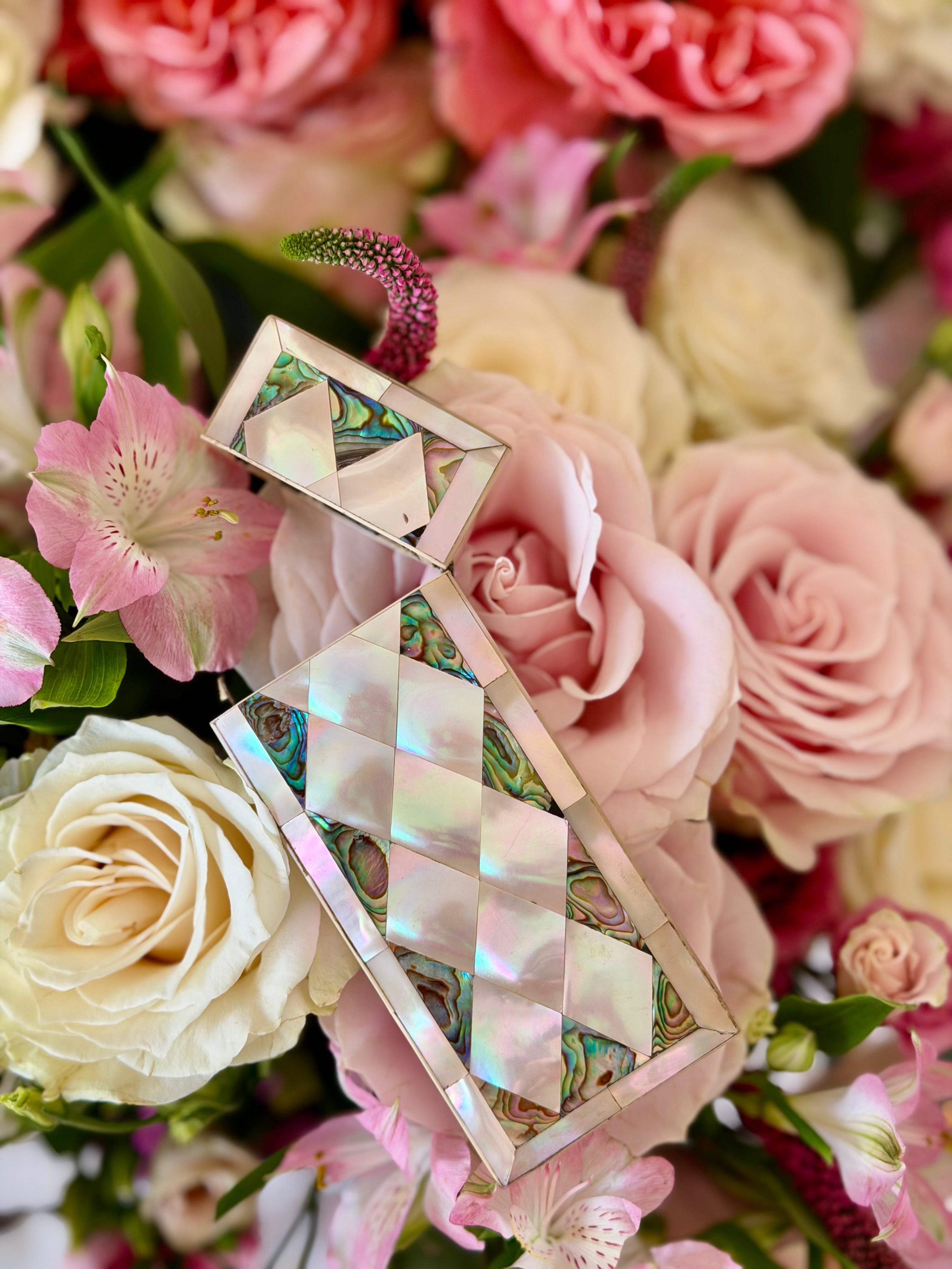 Mother of Pearl & Abalone Cigarette Case