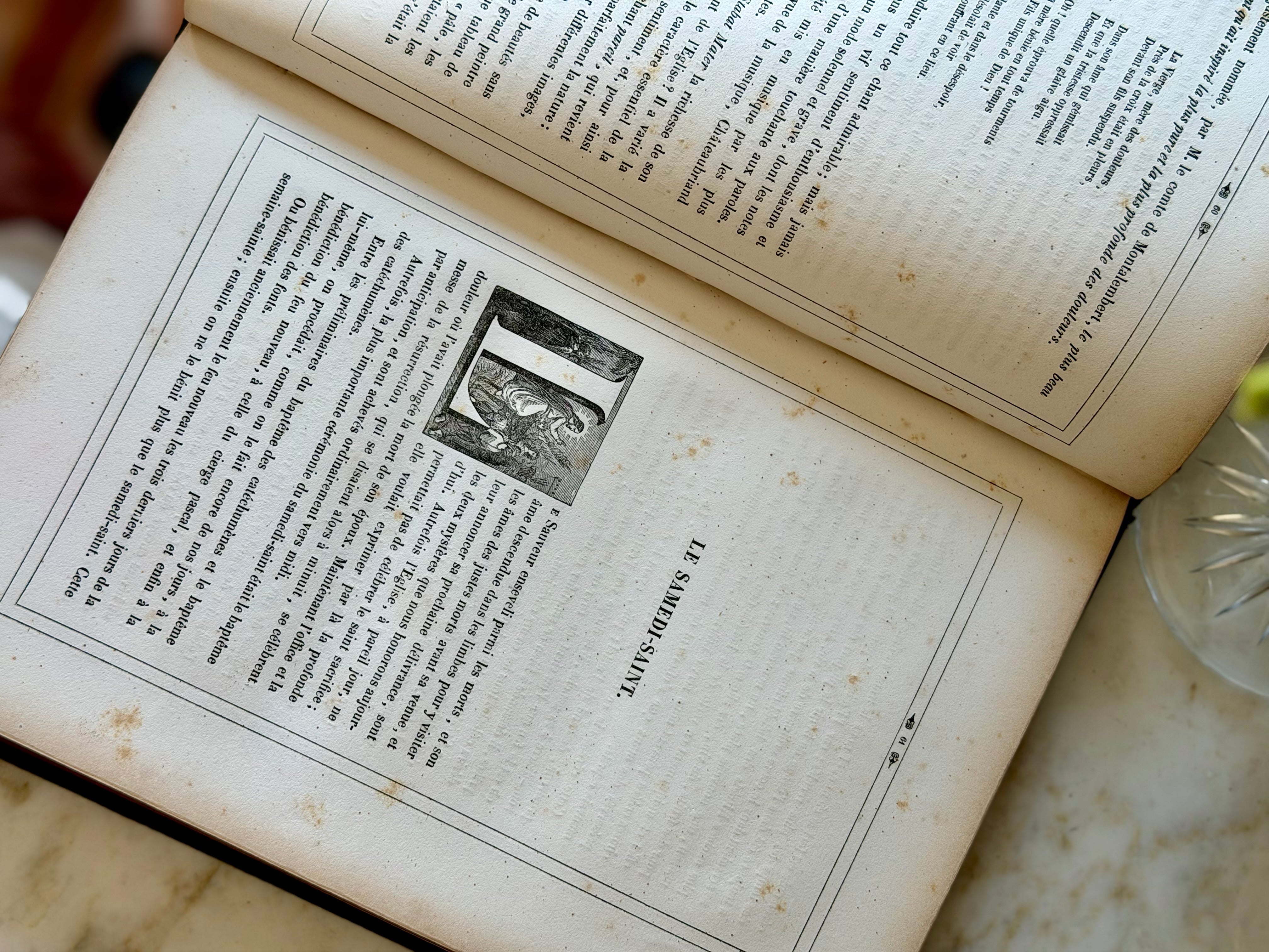 1856 French Catholic Illustrated Book, Les Solennités de l’Église Catholique