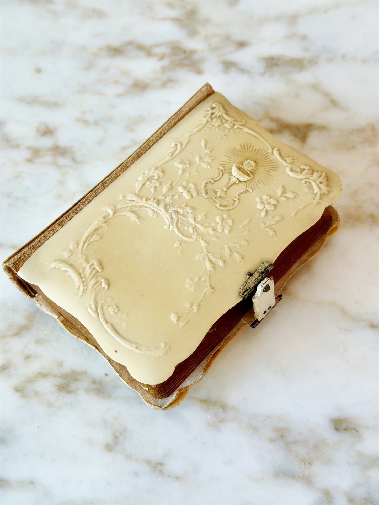 19th Century Mini French Devotional Book
