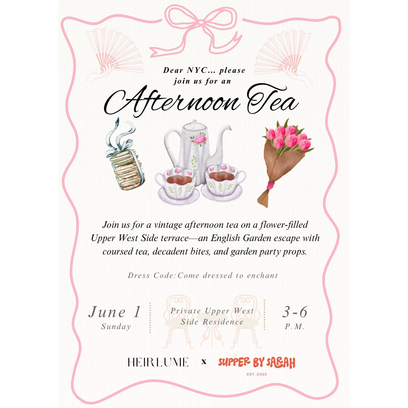 NYC Afternoon Tea- June 1st