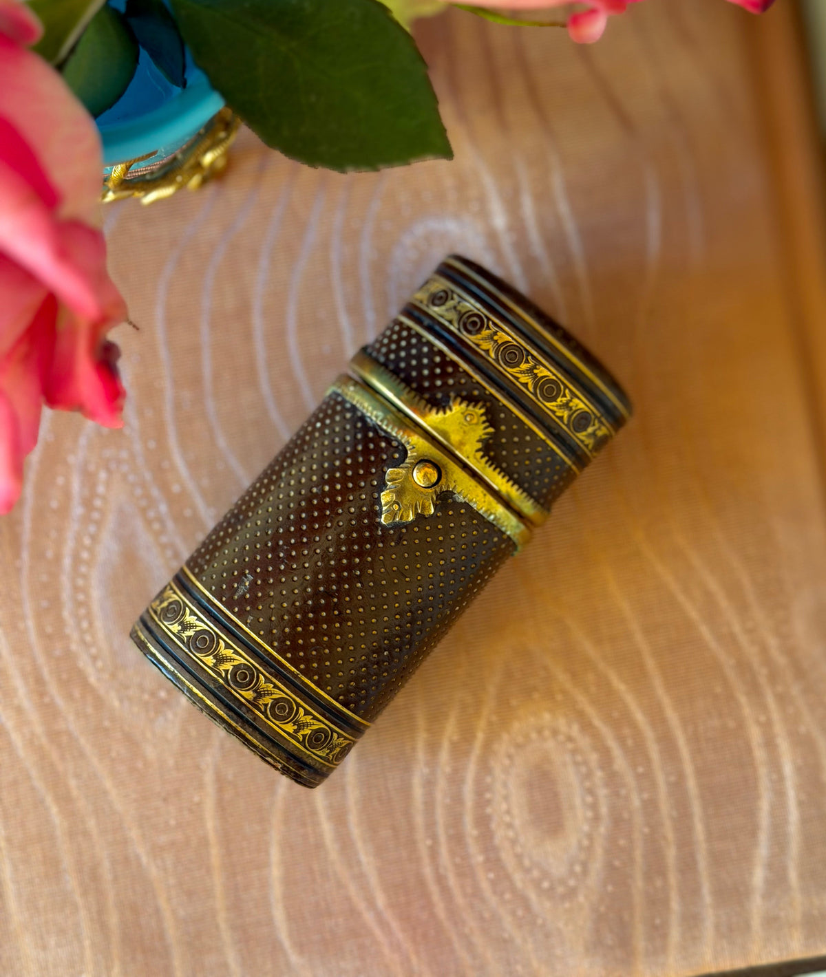 Tooled Leather Nécessaire