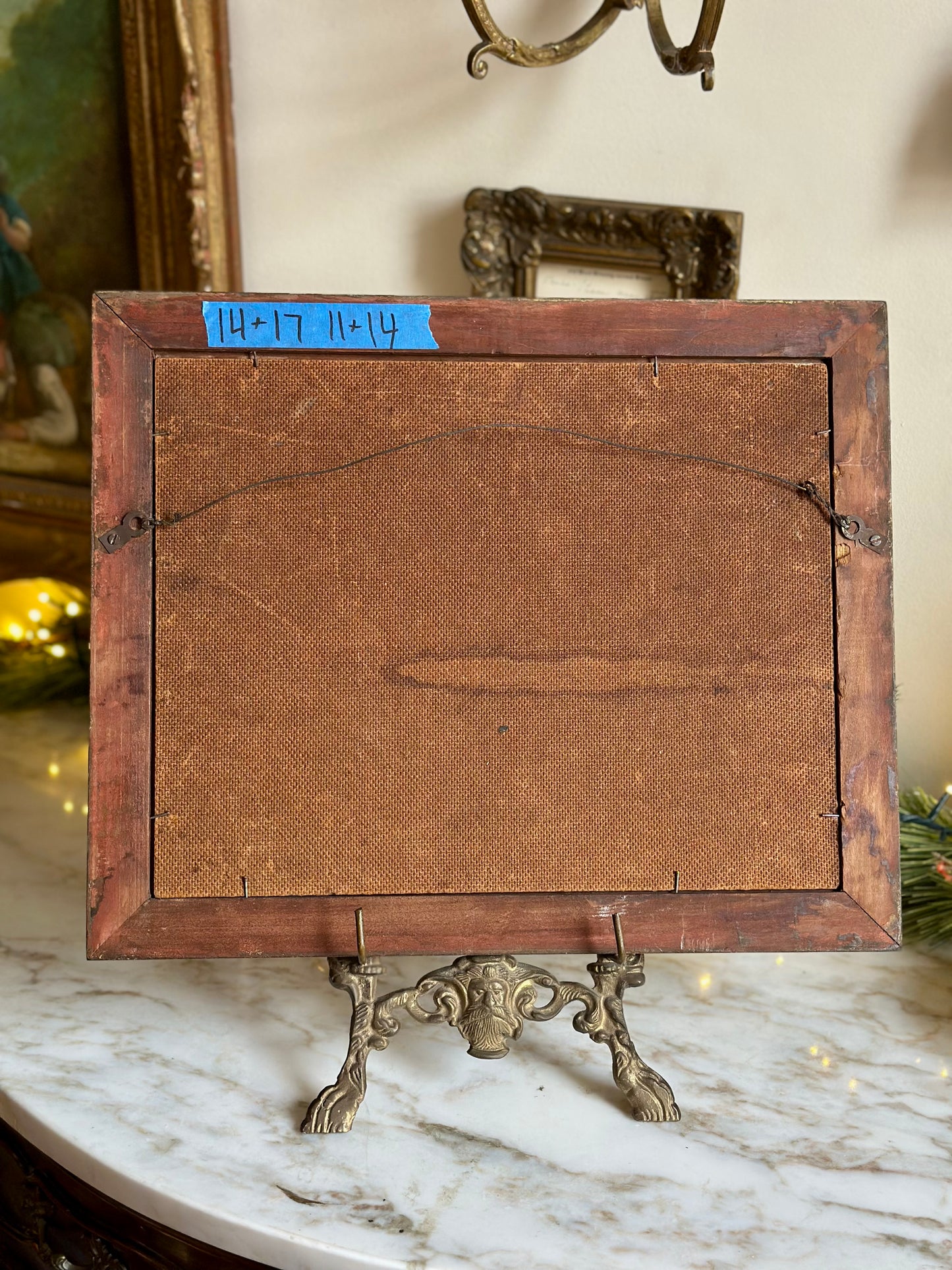 Vintage Oil on Board Seascape | Three-Masted Clipper