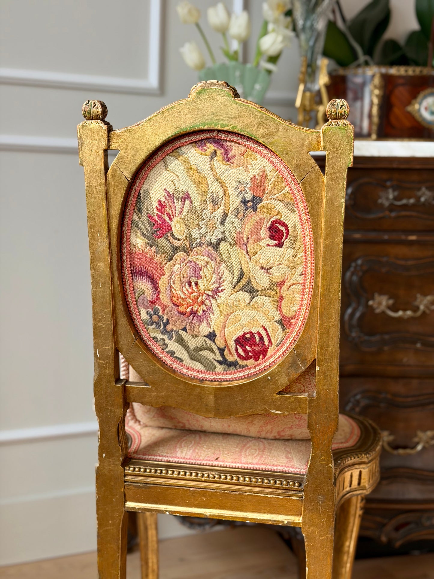 Diminutive French Salon Chairs