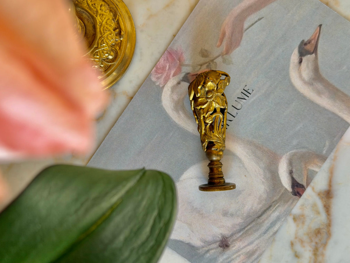 Ornate Floral Art Nouveau Wax Seal