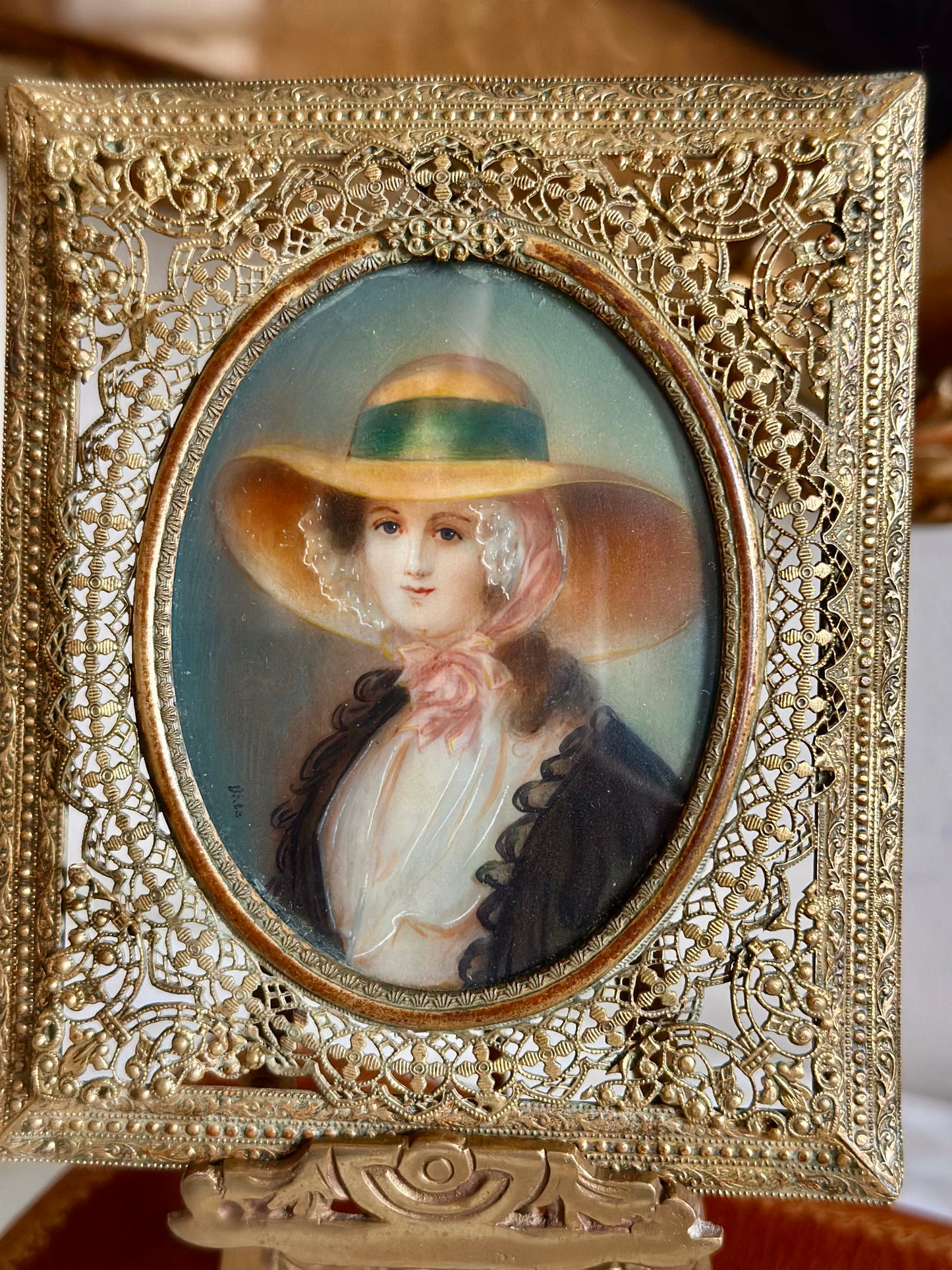 Madame Touliere Hand-painted Miniature
