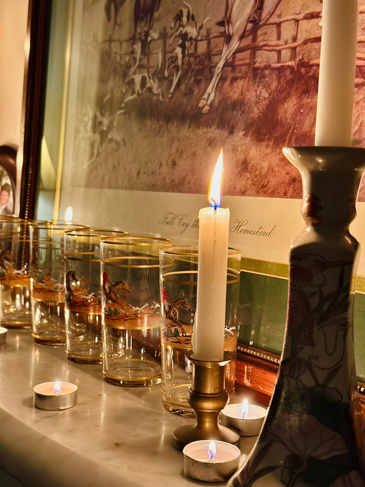 Equestrian Elegance Highball Glasses
