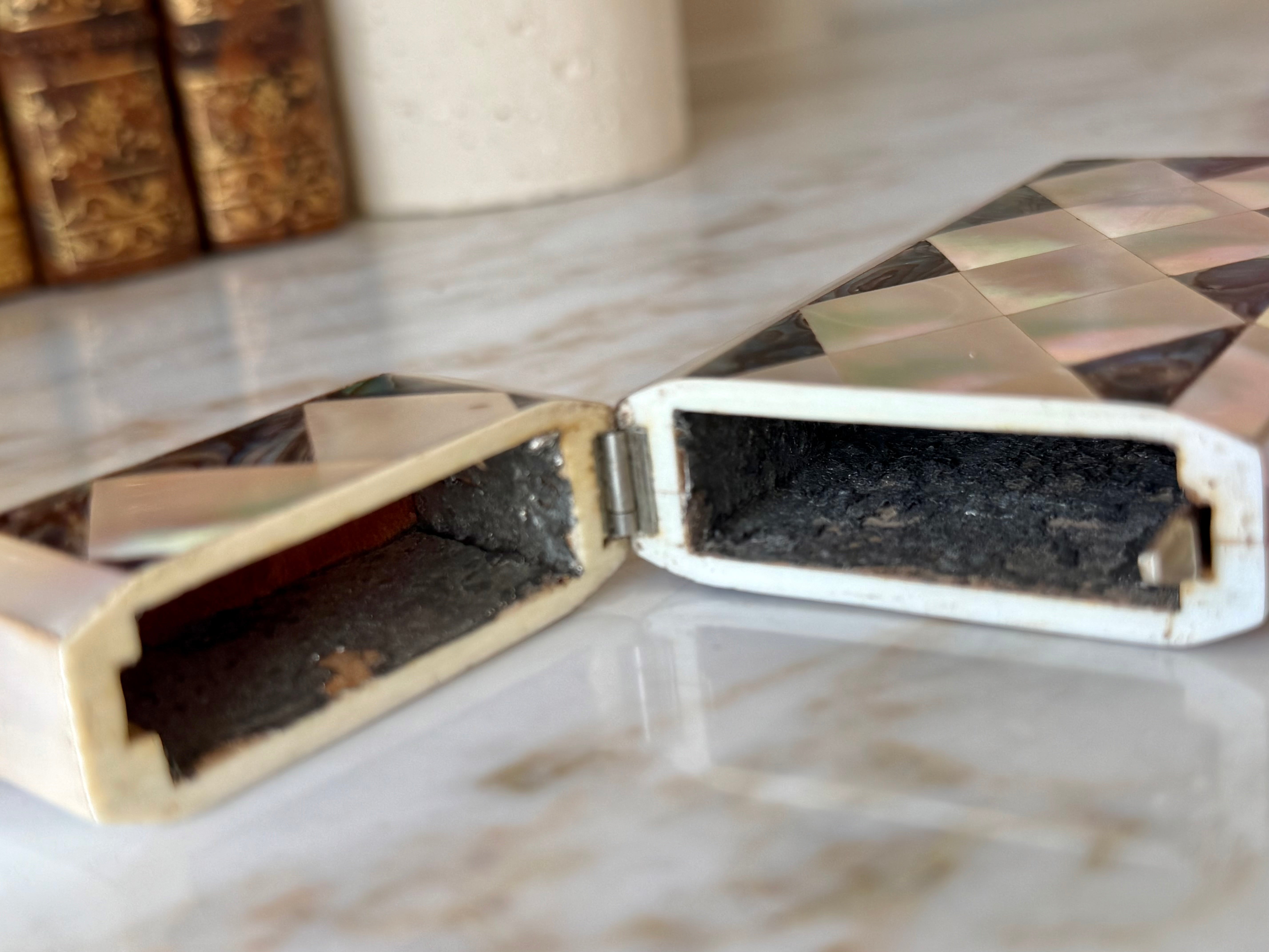 Mother of Pearl & Abalone Cigarette Case