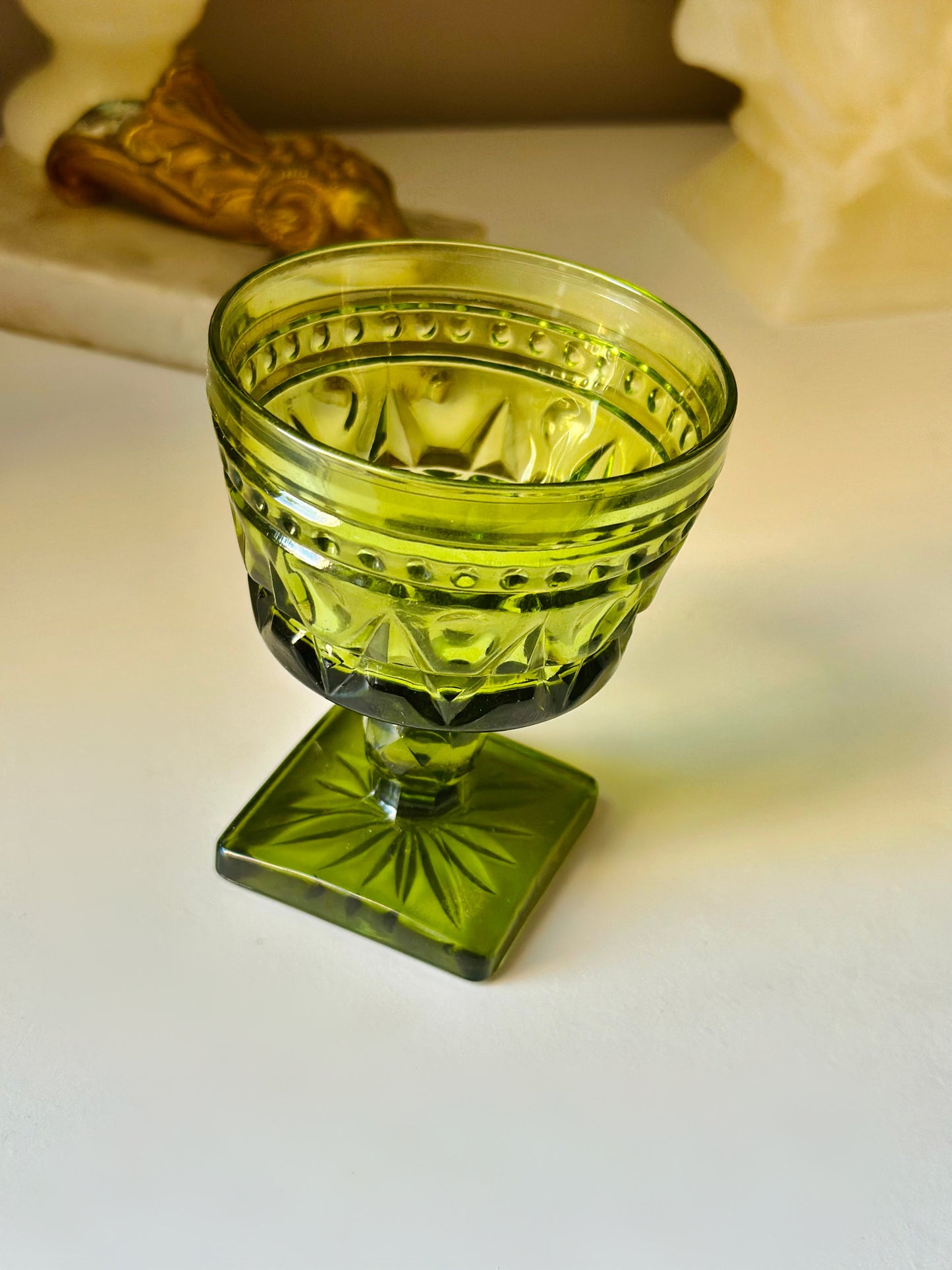 Olive Lane Thumbprint Goblets