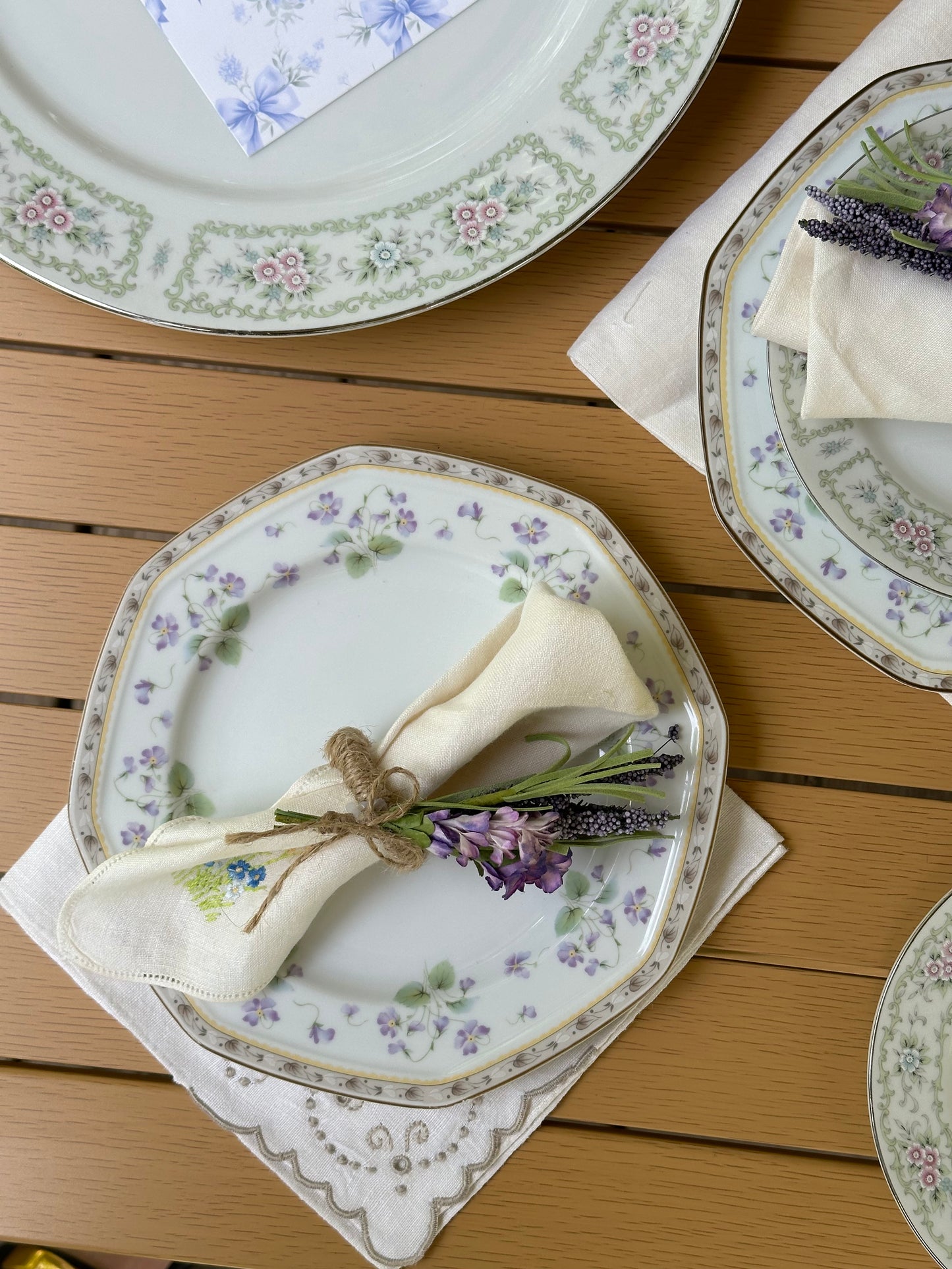 Violet Dream Salad Plate Set