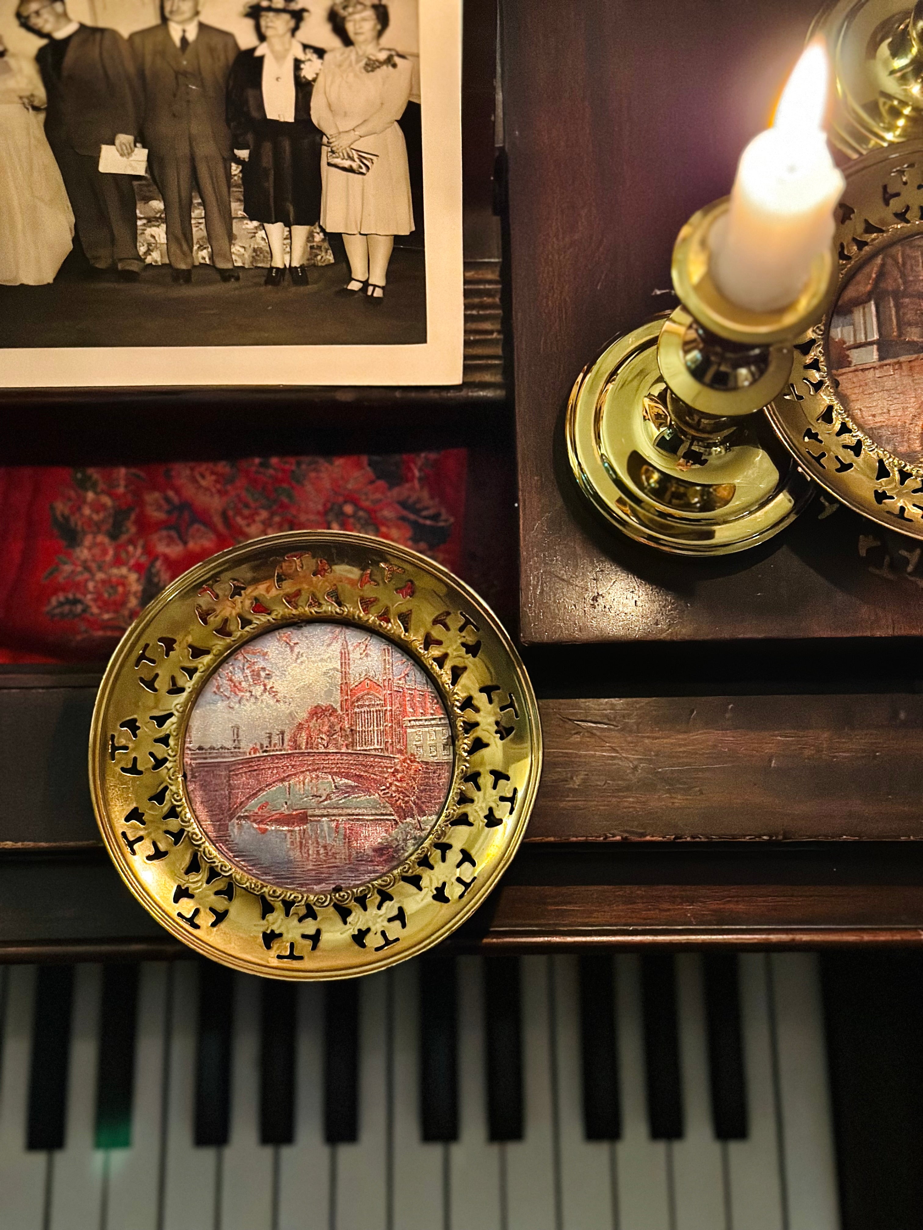 Timless Bridge Brass Wall Art