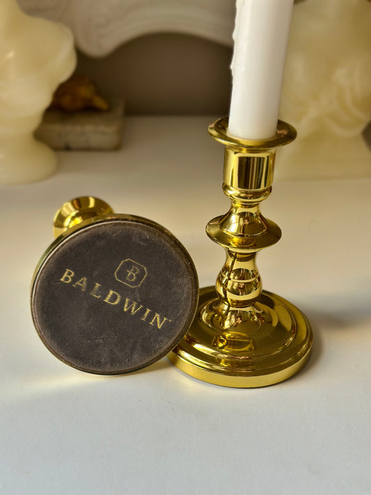 Baldwin Brass Candlestick