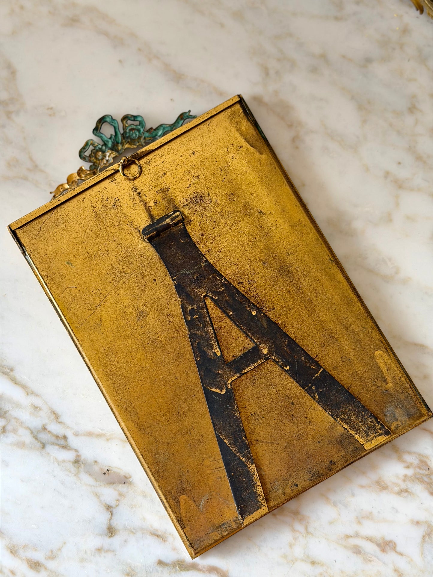 Antique Gilt Brass Frame