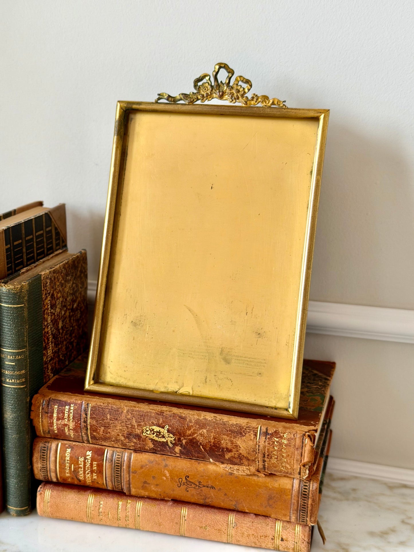 Antique Gilt Brass Frame