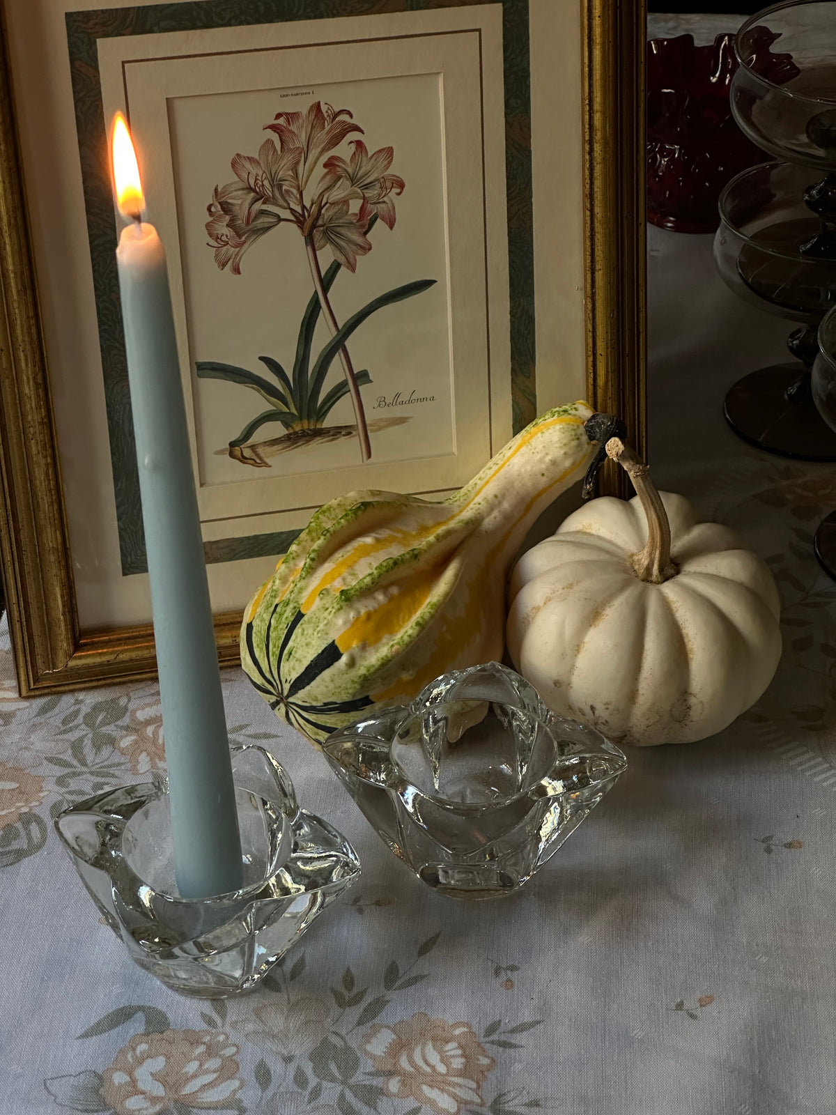 Cambridge Crystal Taper Candle Holders