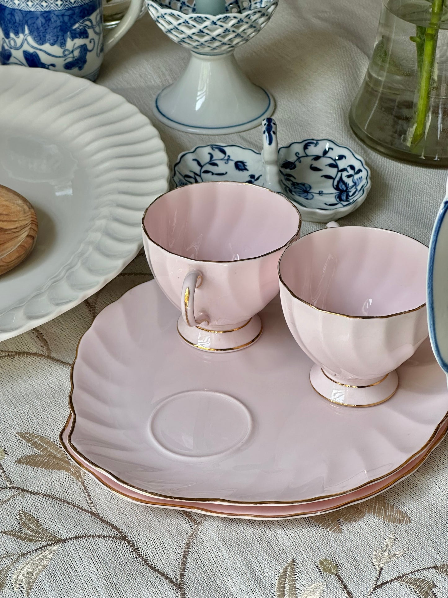 Blush Shell Snack Set