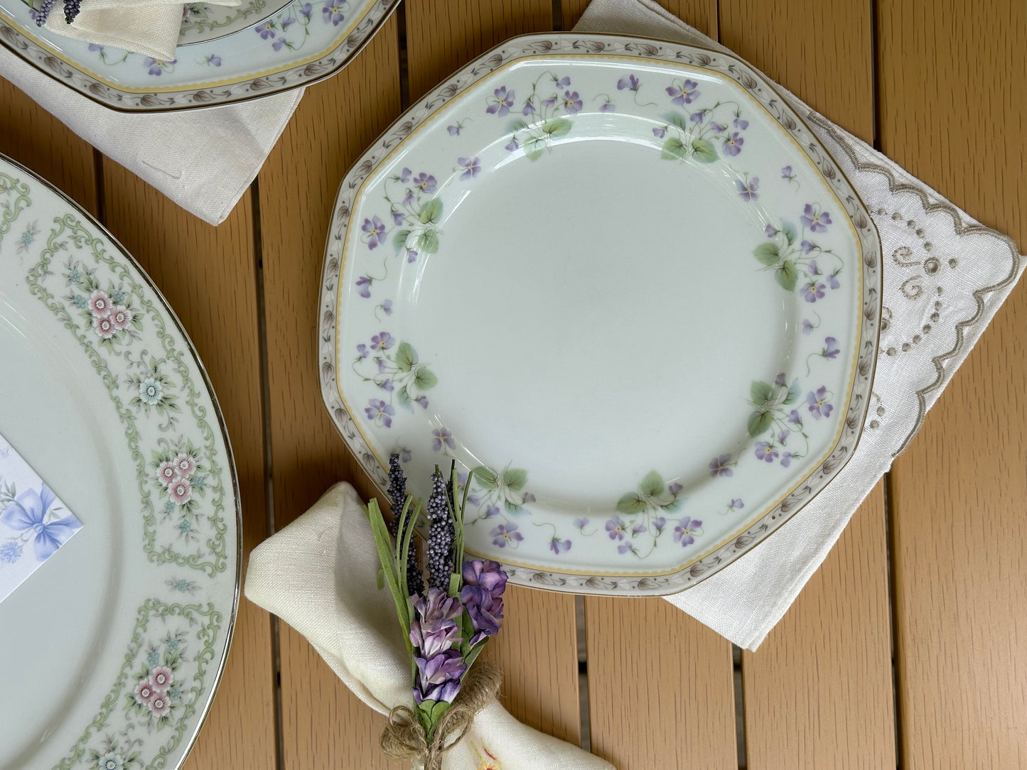 Violet Dream Salad Plate Set