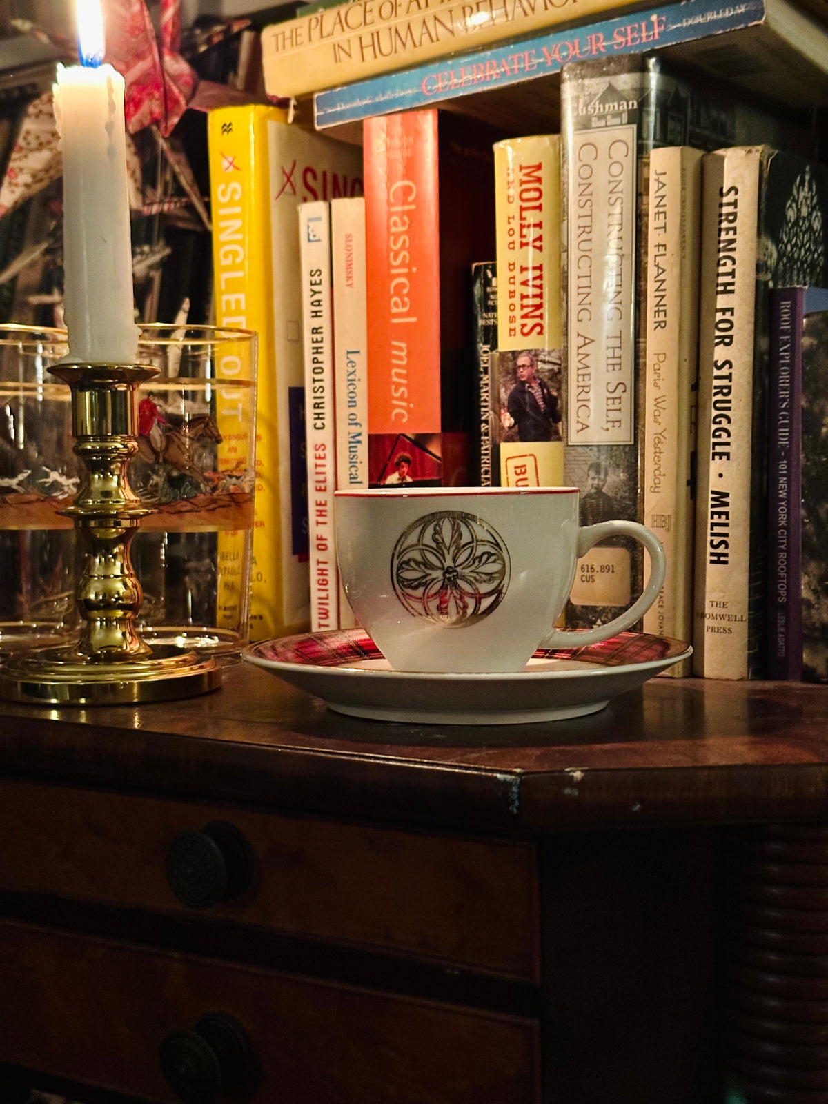 Regal Plaid Tea Set