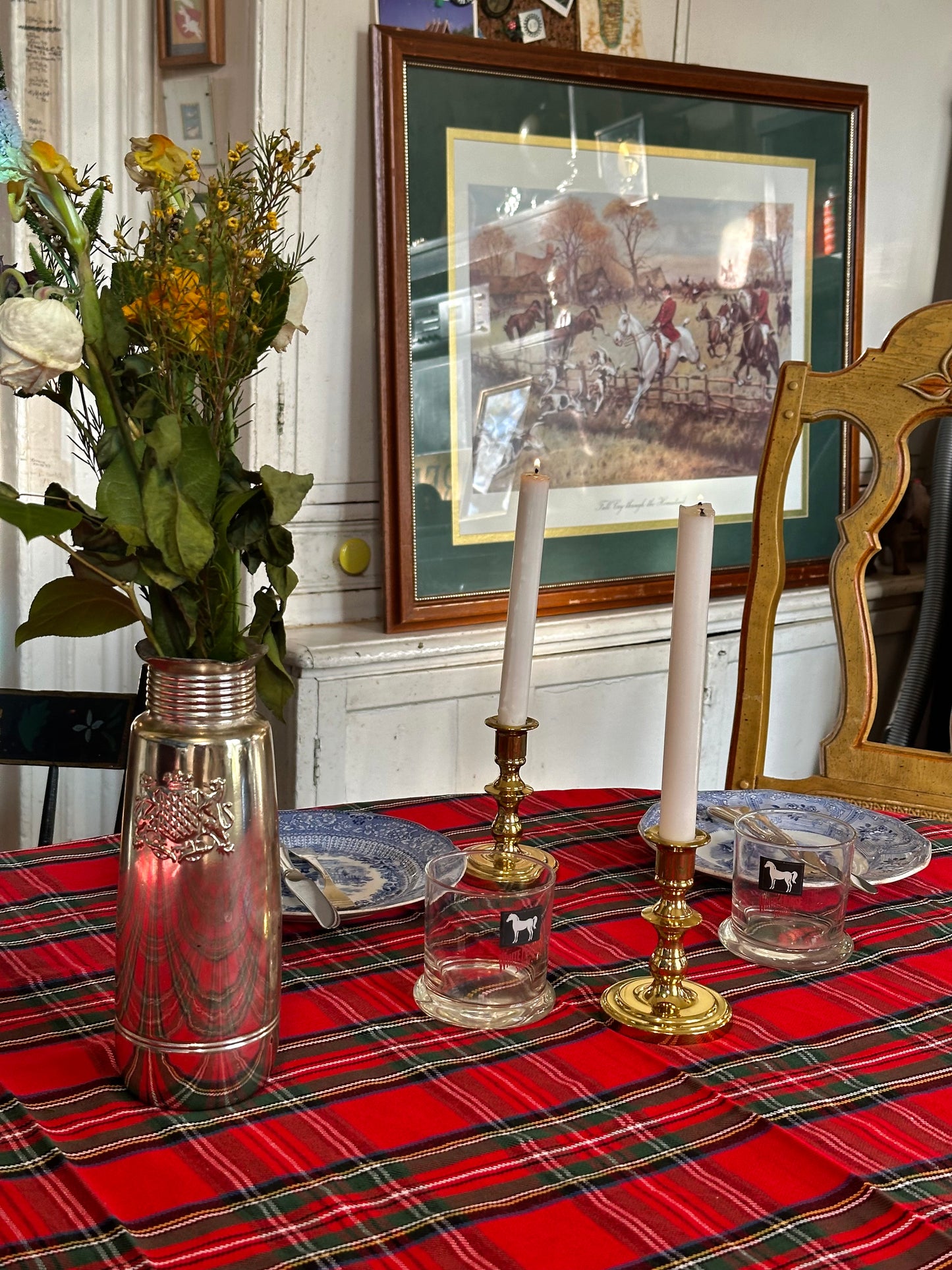 White Horse Tavern Scotch Glasses