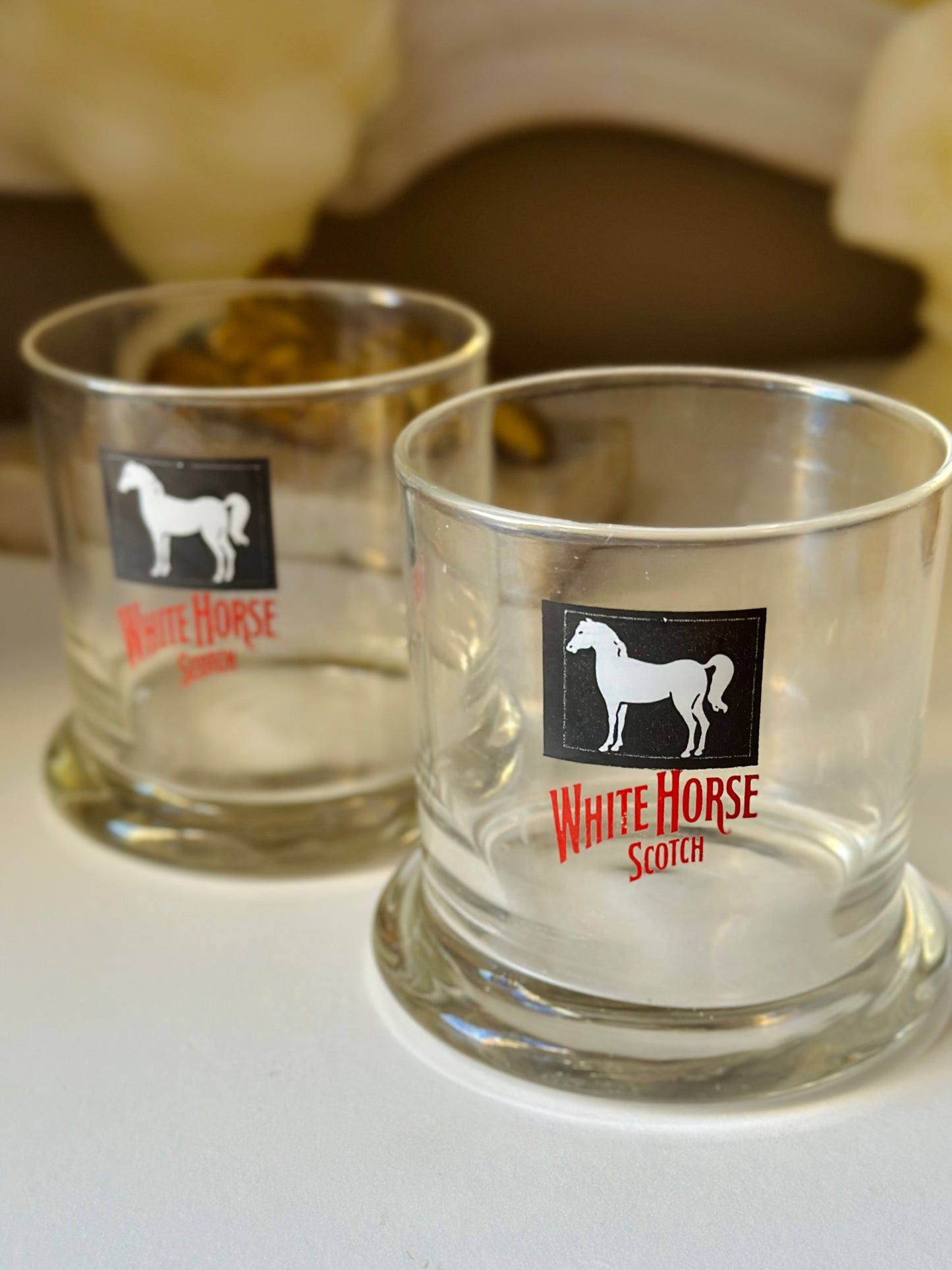 White Horse Tavern Scotch Glasses