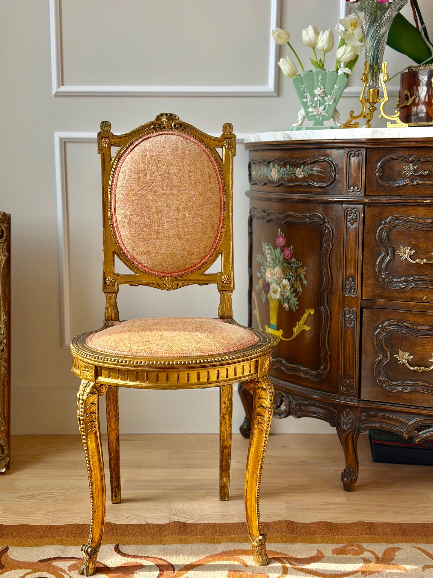 Diminutive French Salon Chairs