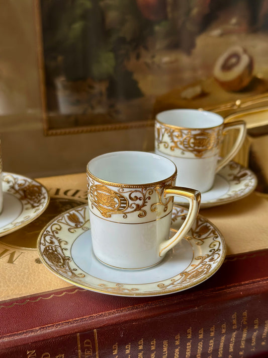 Noritake Gilt Espresso Set