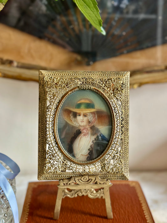 Madame Touliere Hand-painted Miniature