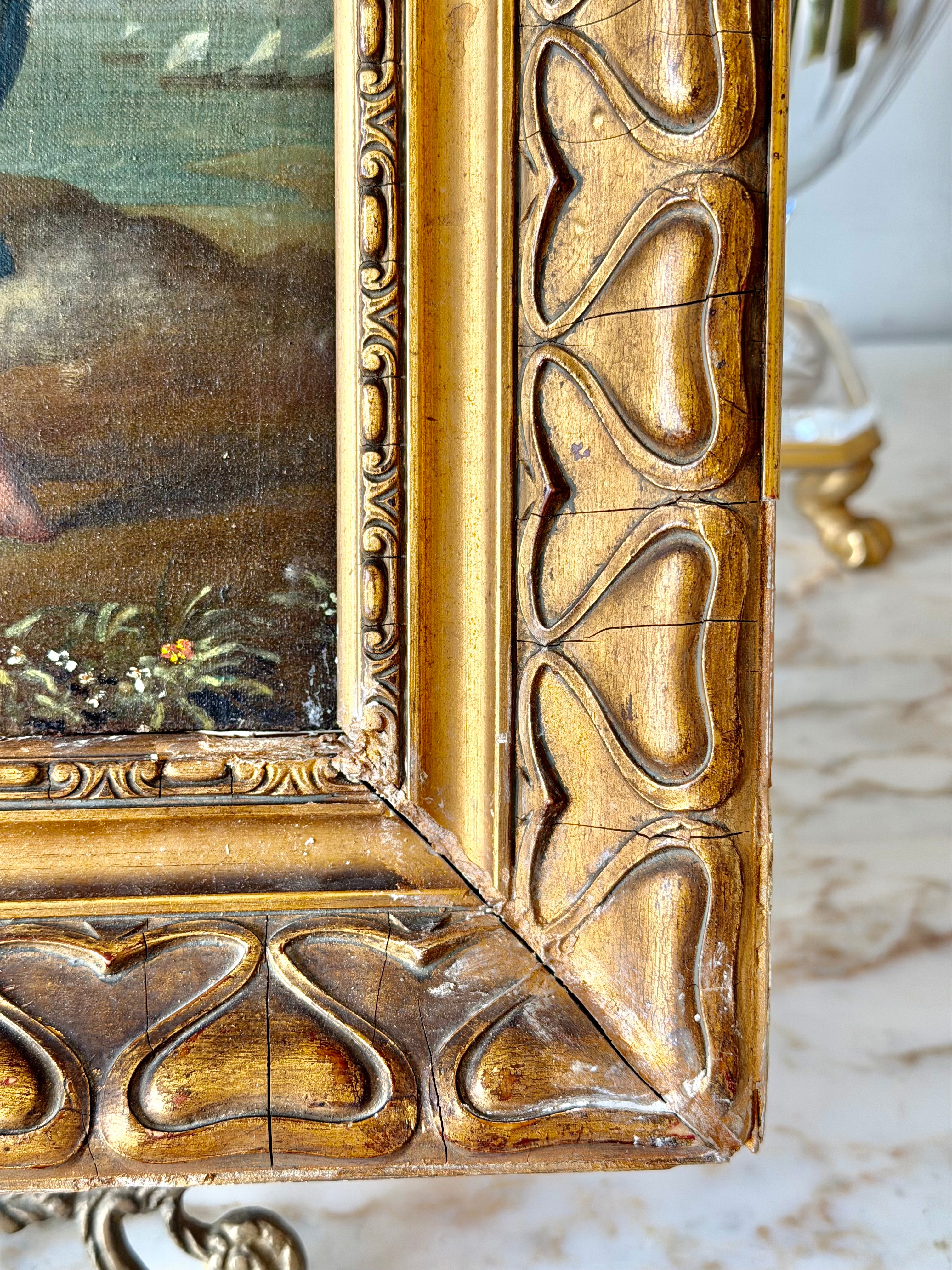 Late 19th Century Neoclassical Figural Oil Painting
