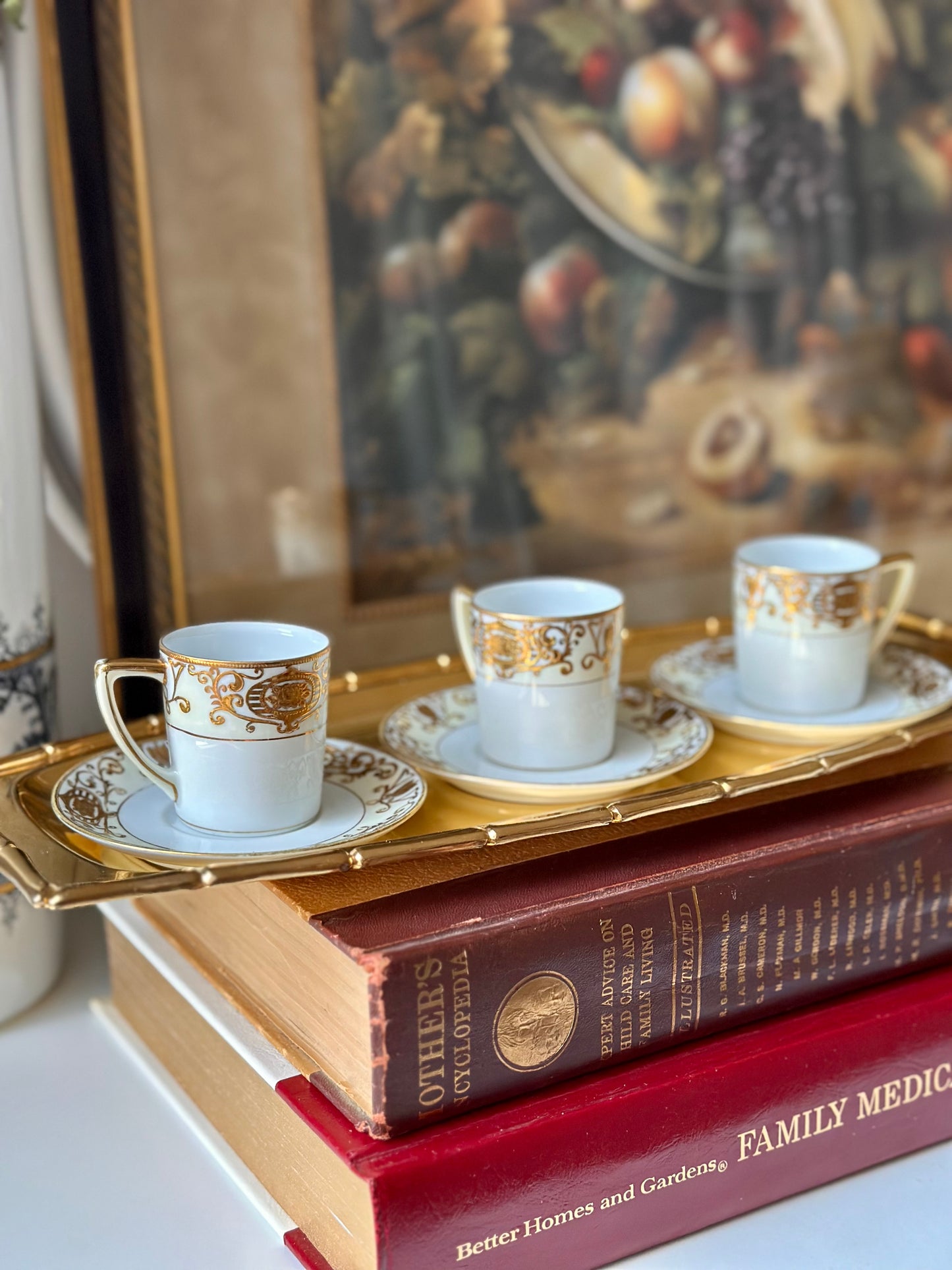 Noritake Gilt Espresso Set