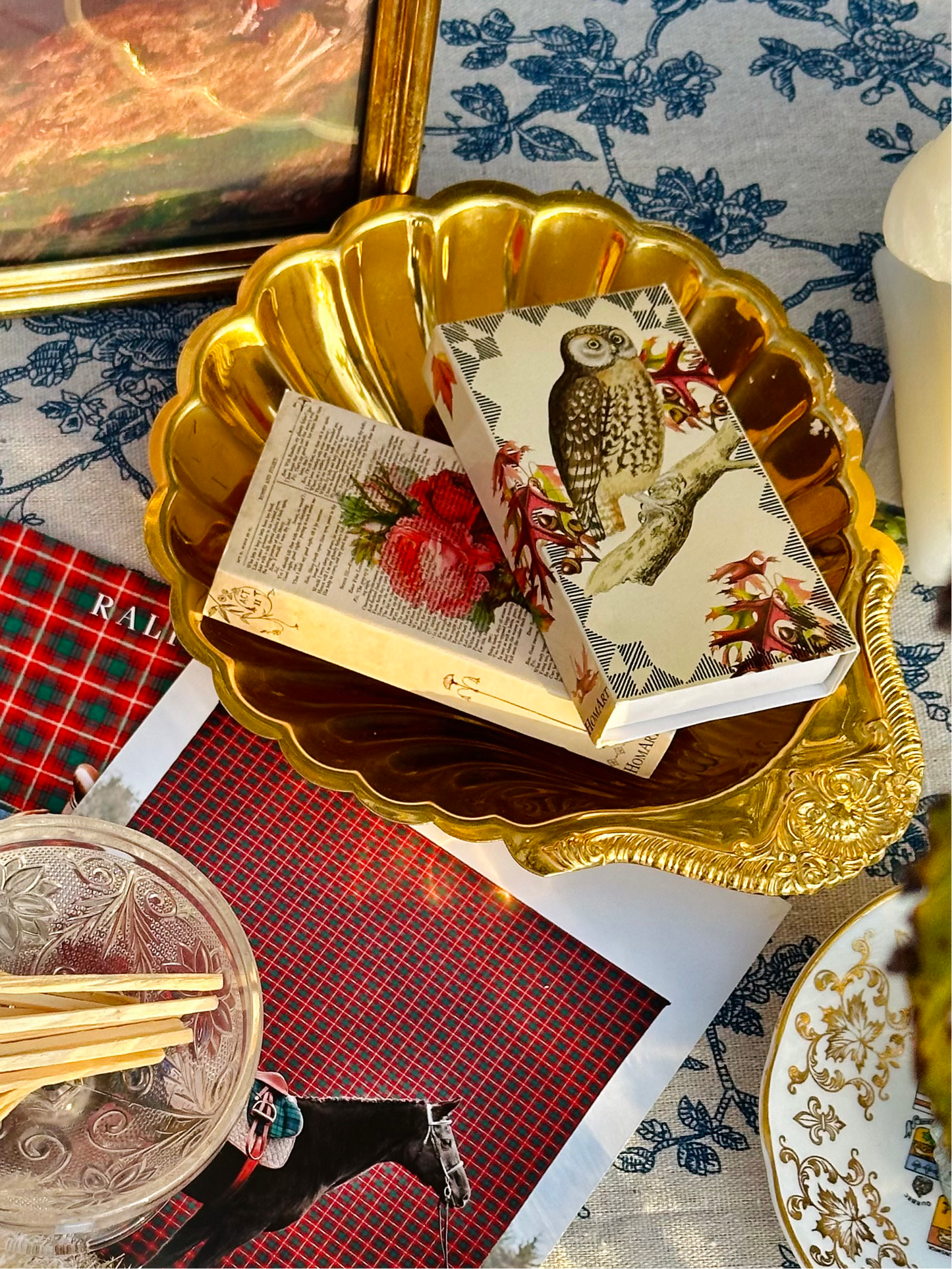 Regency Gold-Plated Shell Dish