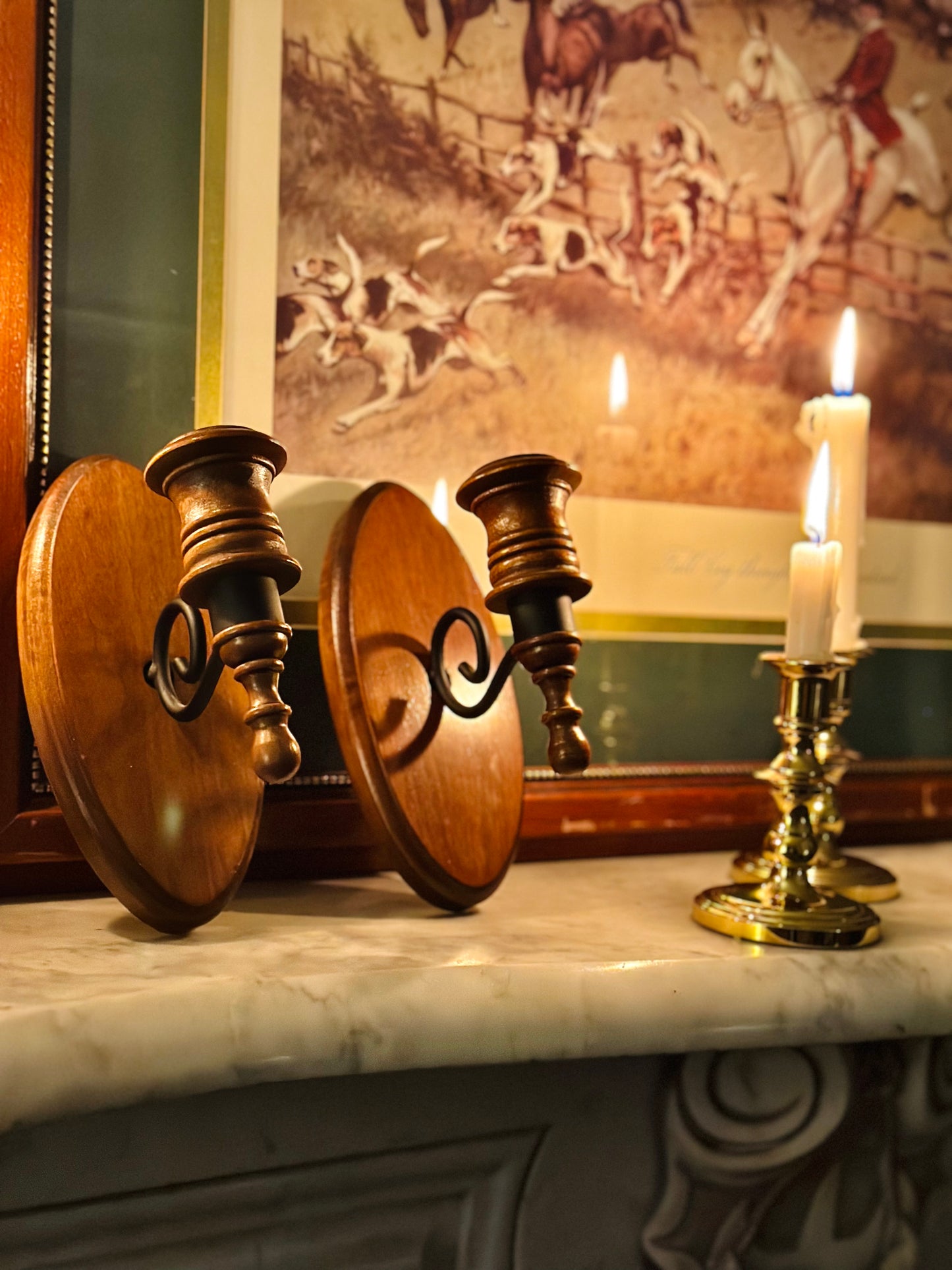 Old World Candle Sconces