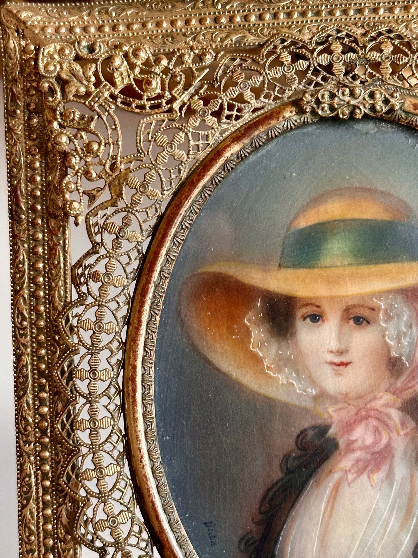 Madame Touliere Hand-painted Miniature