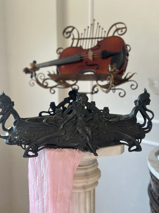 Figural antique art nouveau jardiniere