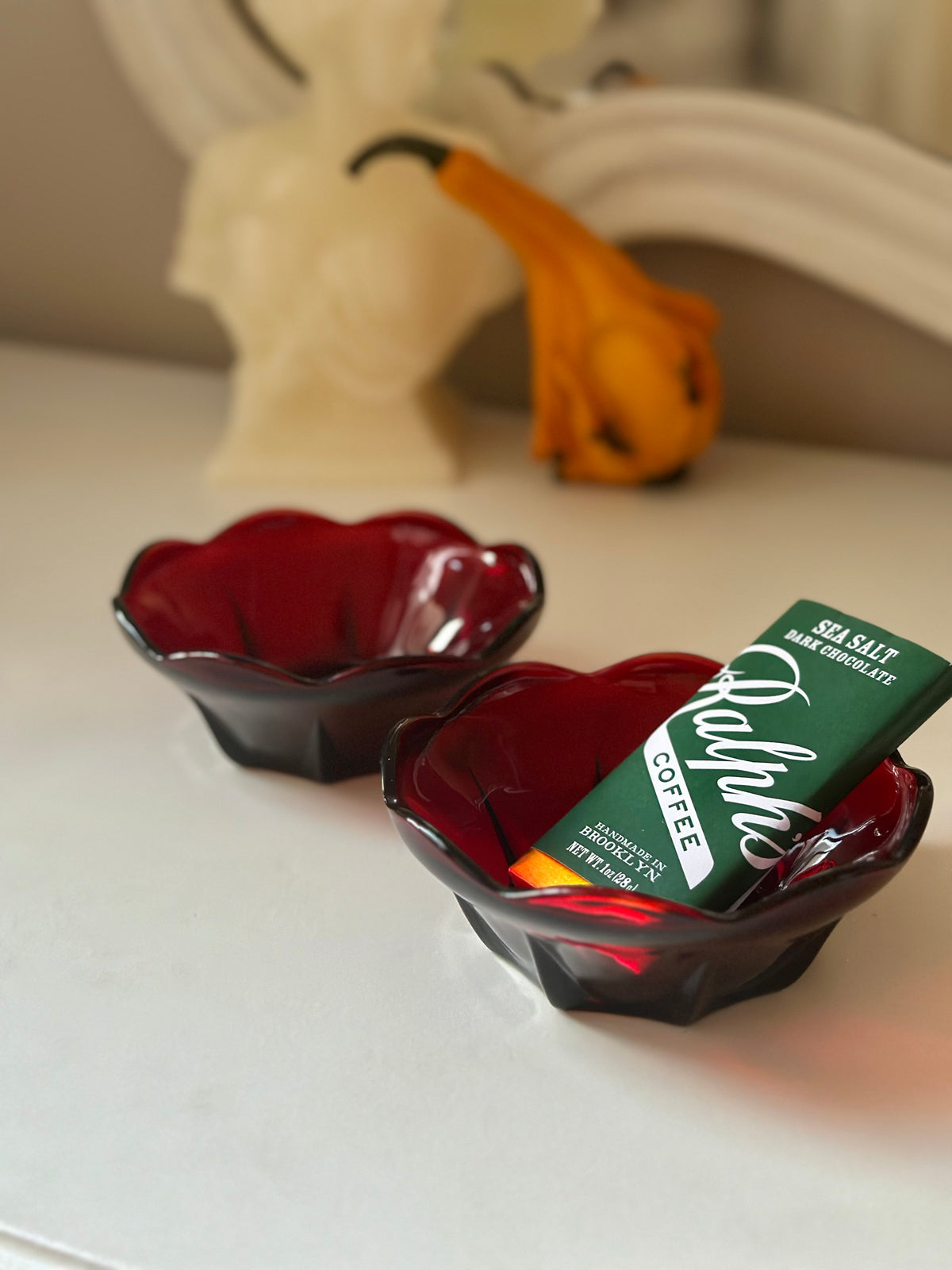 Ruby Red Dessert Bowls