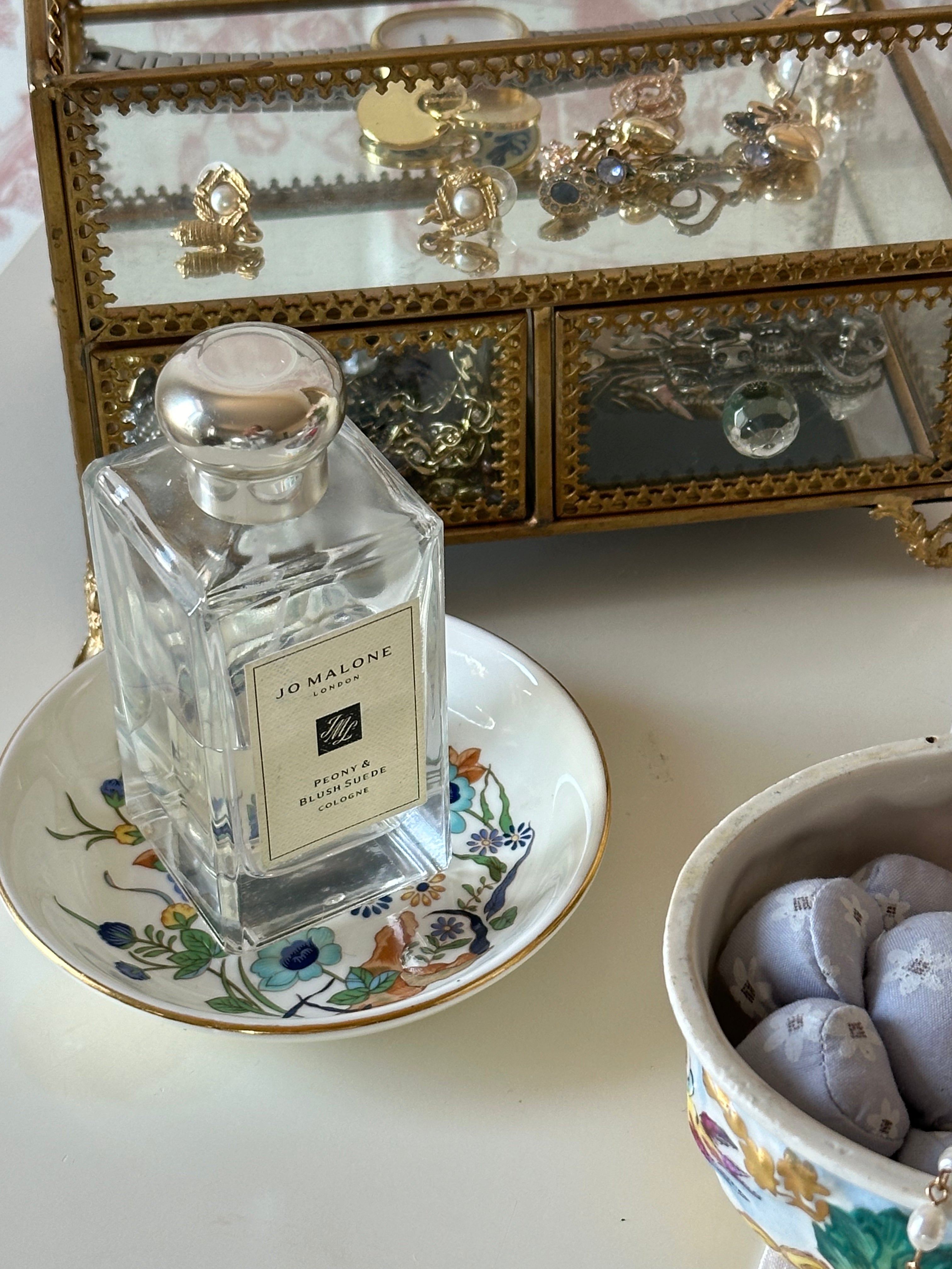 Blue Blossom Trinket Dish